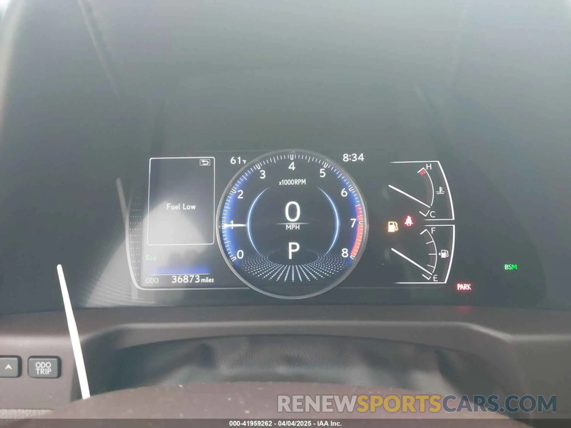 7 fotografías del automóvil dañado 58ABZ1B14KU035778 LEXUS ES 350 2019