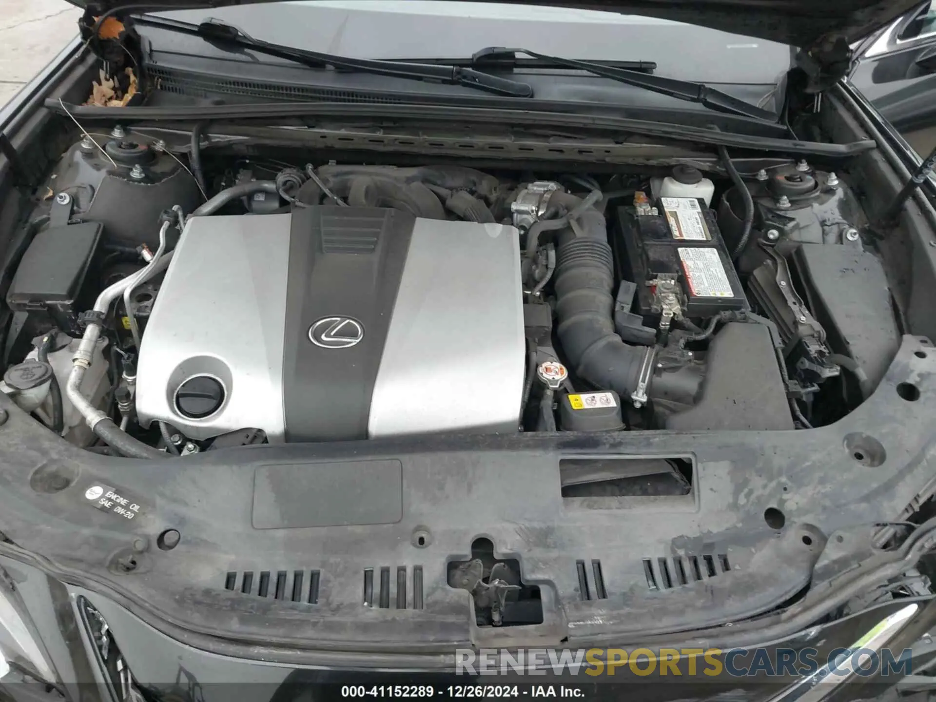 10 fotografías del automóvil dañado 58ABZ1B14KU040186 LEXUS ES 350 2019