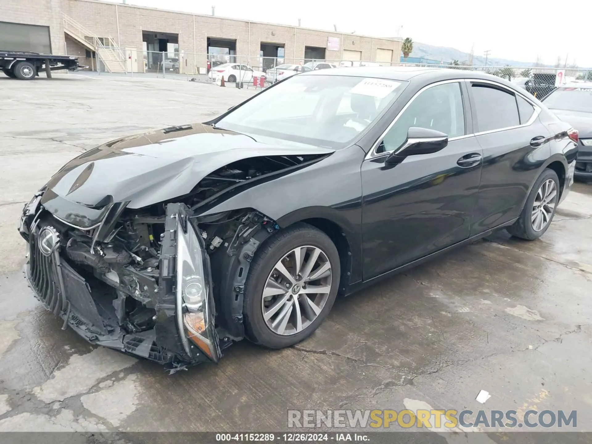 2 fotografías del automóvil dañado 58ABZ1B14KU040186 LEXUS ES 350 2019