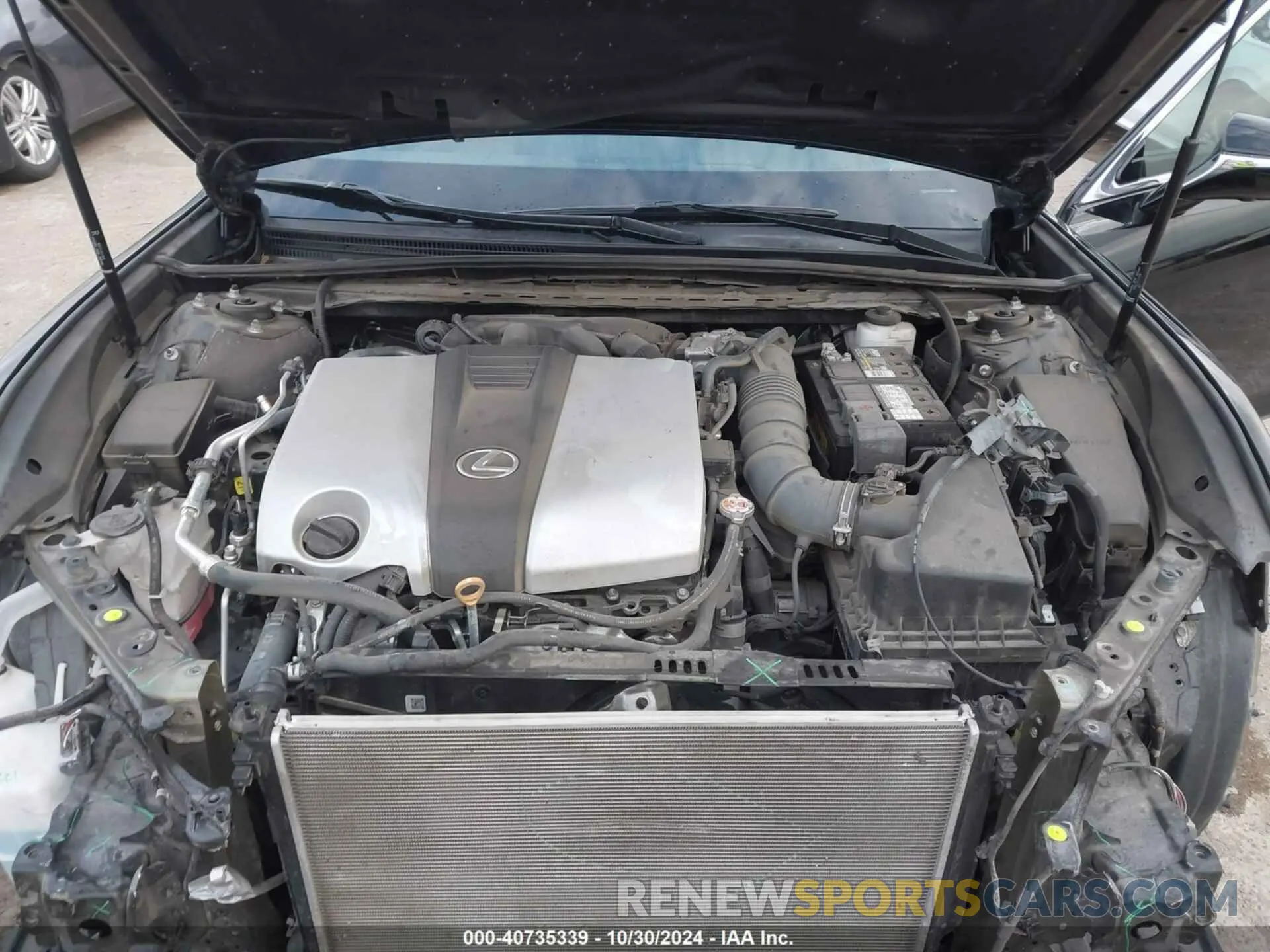 10 fotografías del automóvil dañado 58ABZ1B14KU049700 LEXUS ES 350 2019