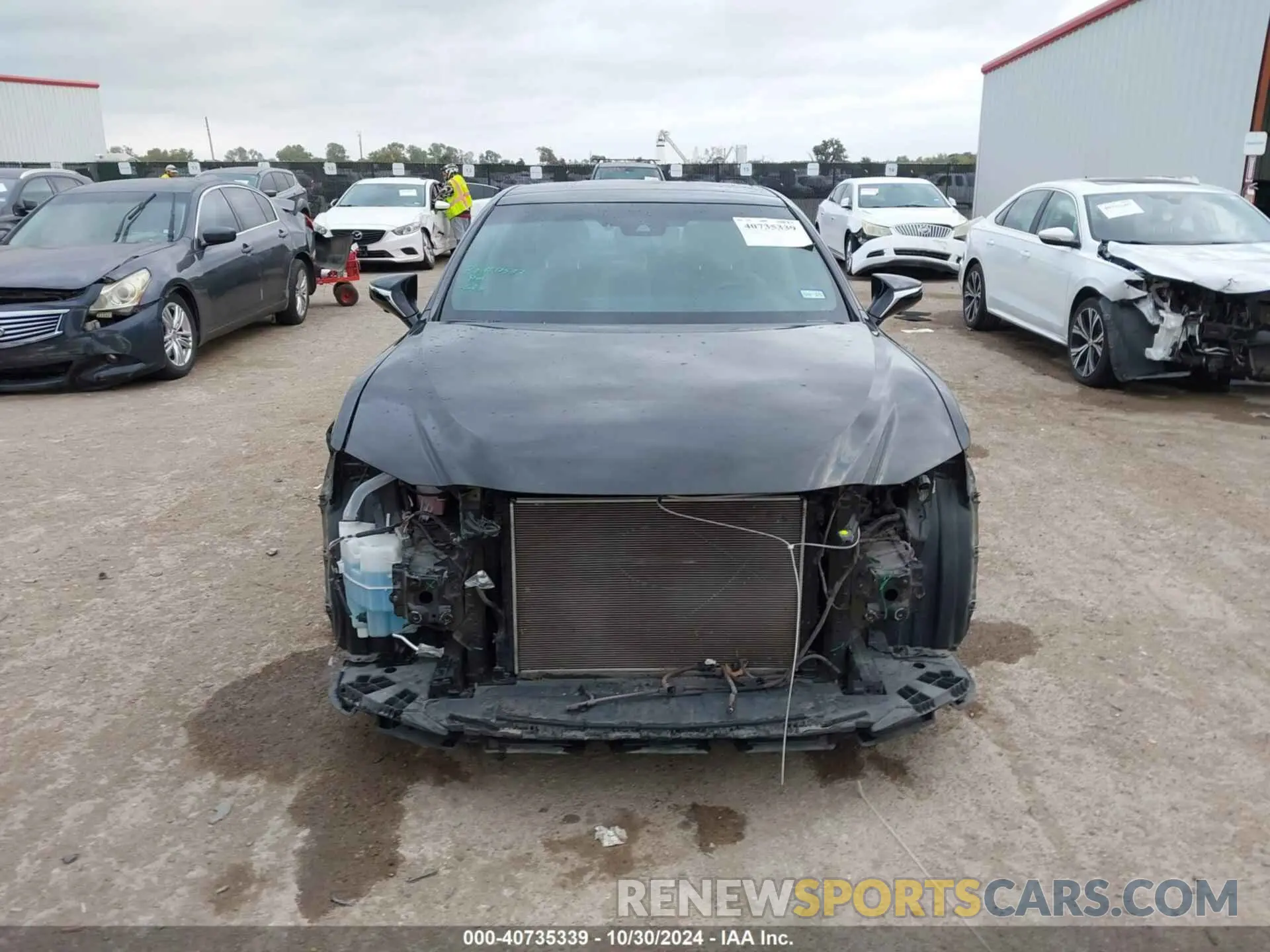 12 fotografías del automóvil dañado 58ABZ1B14KU049700 LEXUS ES 350 2019