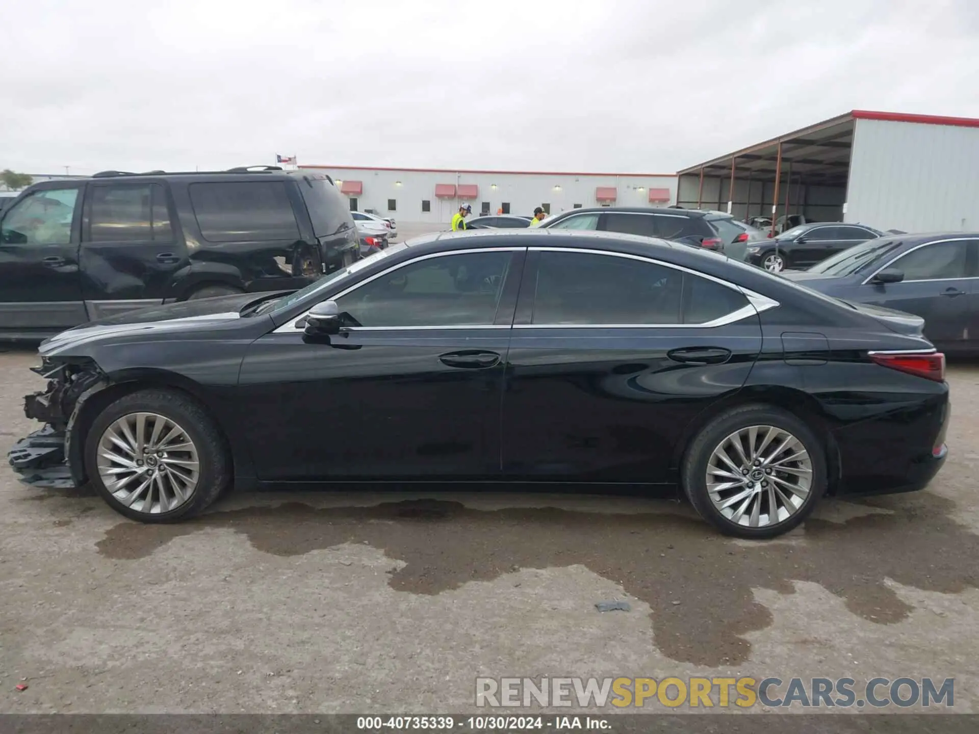 14 fotografías del automóvil dañado 58ABZ1B14KU049700 LEXUS ES 350 2019