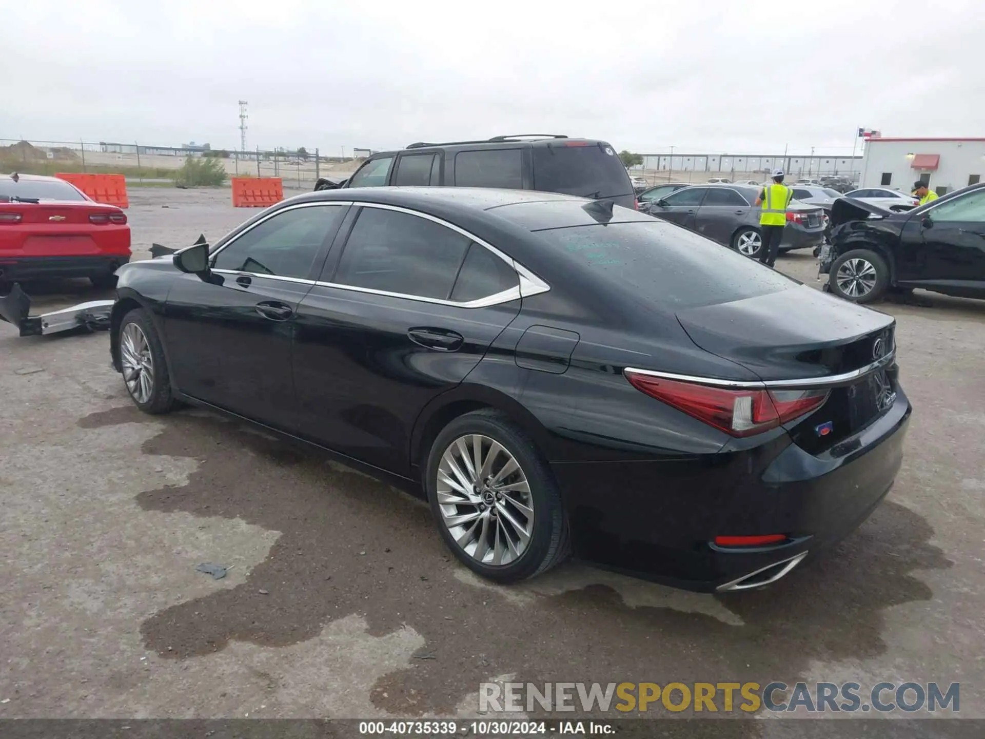 3 fotografías del automóvil dañado 58ABZ1B14KU049700 LEXUS ES 350 2019