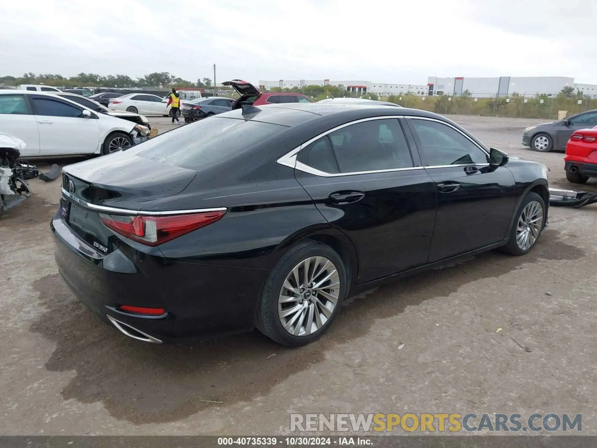 4 fotografías del automóvil dañado 58ABZ1B14KU049700 LEXUS ES 350 2019