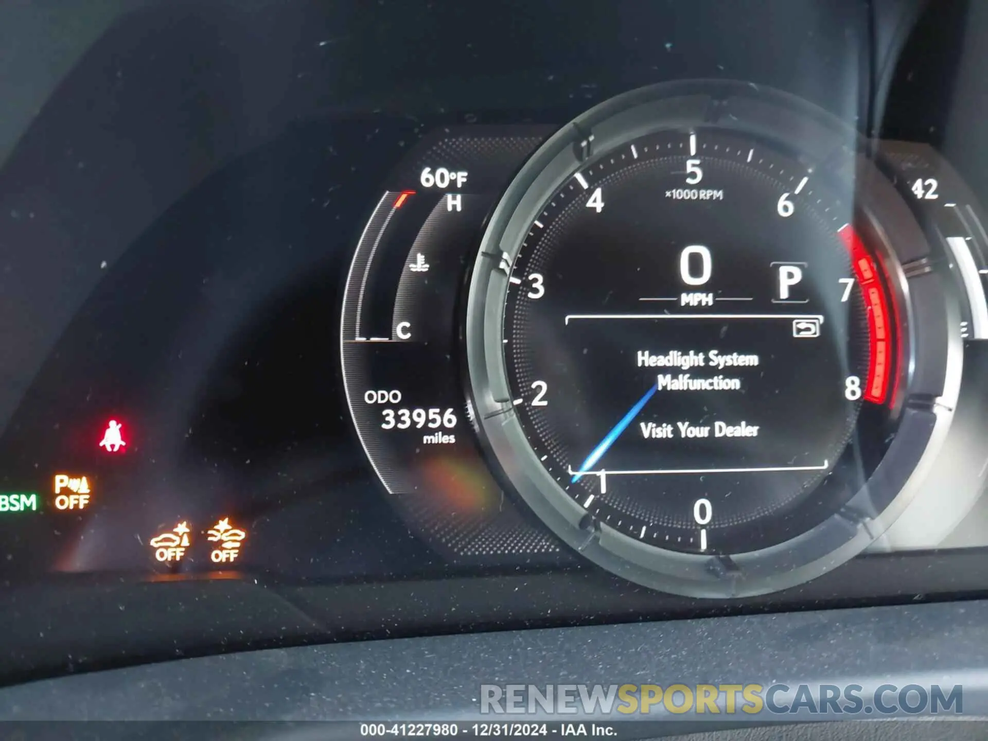 7 fotografías del automóvil dañado 58ABZ1B14KU050295 LEXUS ES 350 2019