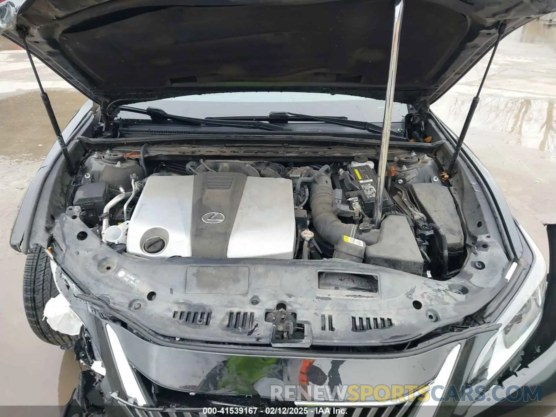 10 fotografías del automóvil dañado 58ABZ1B17KU012656 LEXUS ES 350 2019