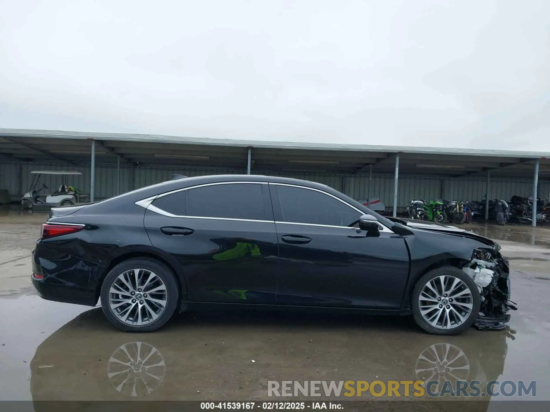 14 fotografías del automóvil dañado 58ABZ1B17KU012656 LEXUS ES 350 2019