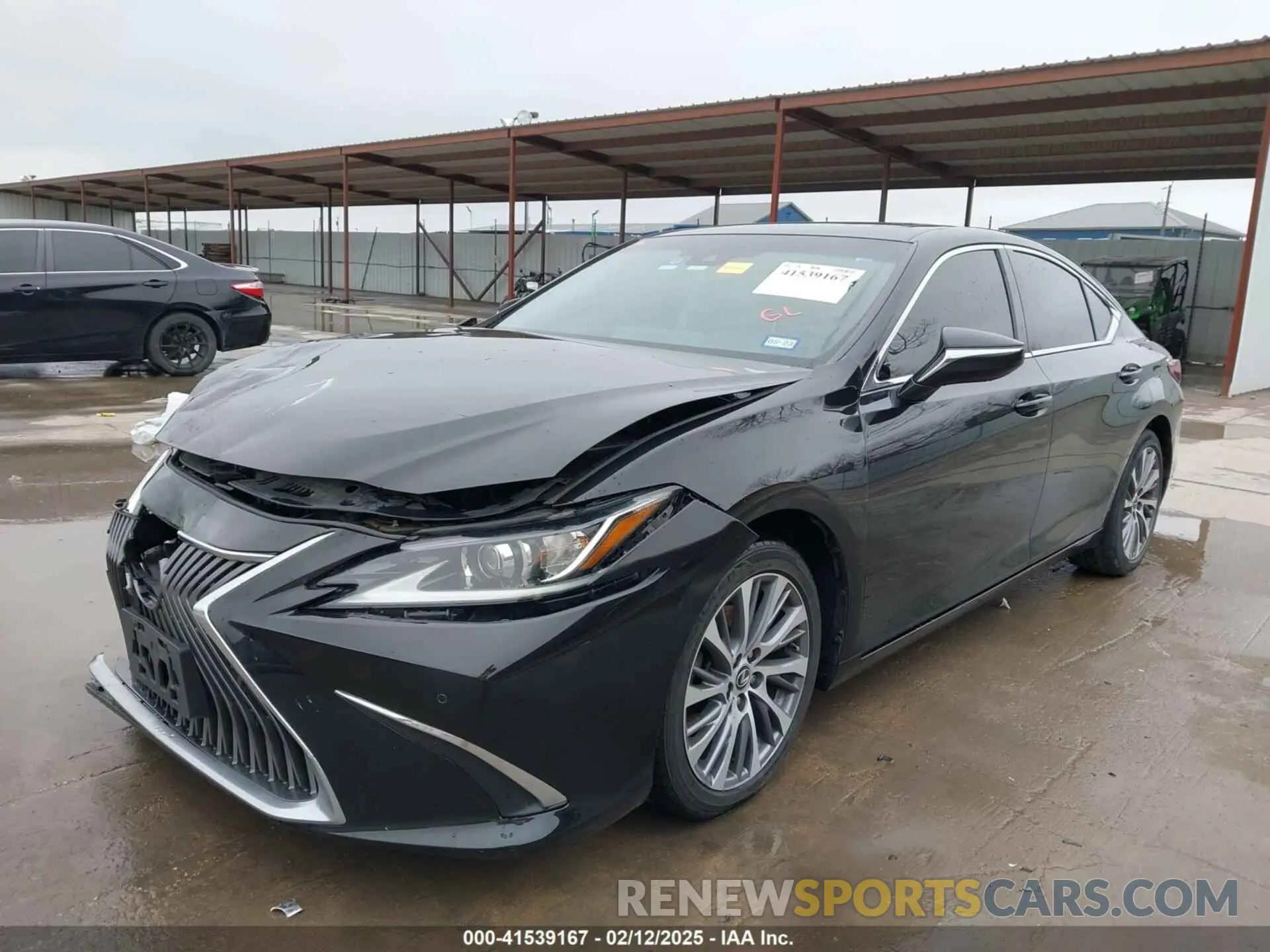 2 fotografías del automóvil dañado 58ABZ1B17KU012656 LEXUS ES 350 2019