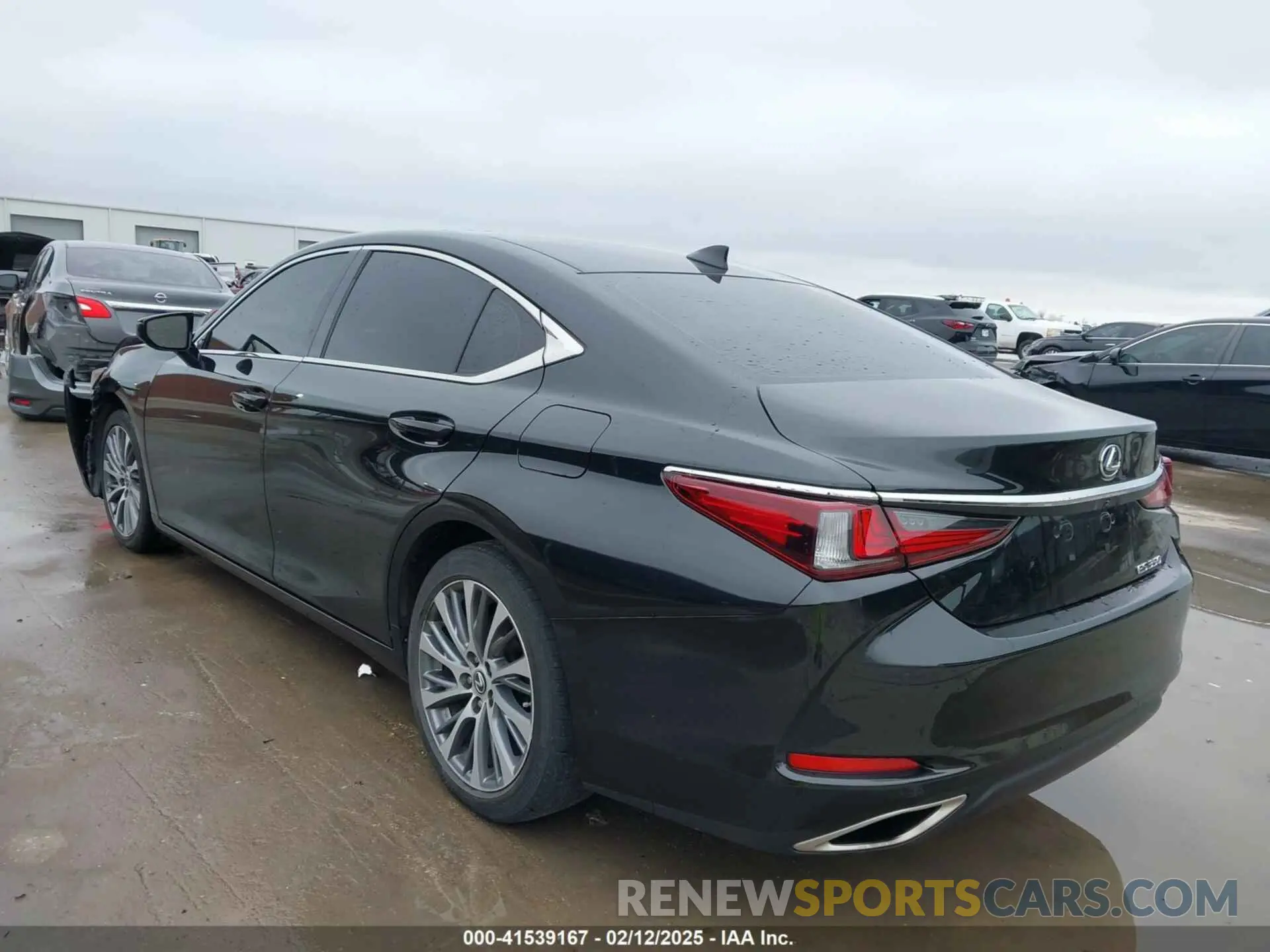 3 fotografías del automóvil dañado 58ABZ1B17KU012656 LEXUS ES 350 2019