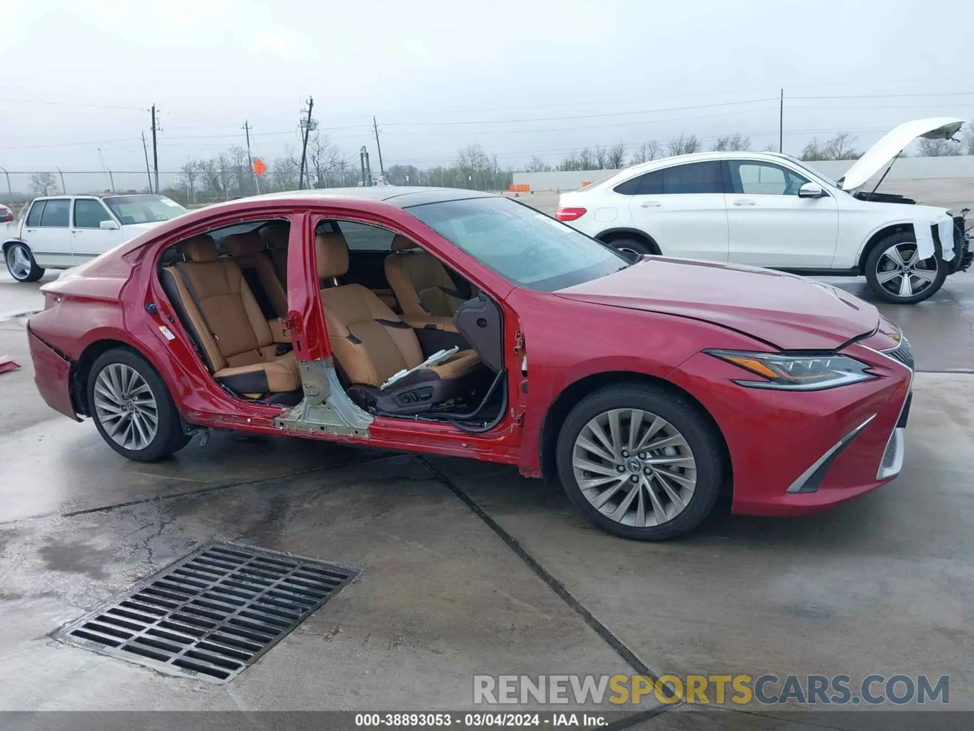 14 fotografías del automóvil dañado 58ABZ1B17KU020238 LEXUS ES 350 2019