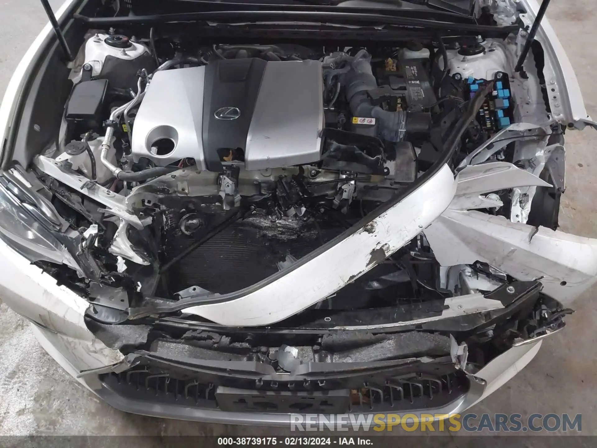 10 fotografías del automóvil dañado 58ABZ1B17KU033734 LEXUS ES 350 2019