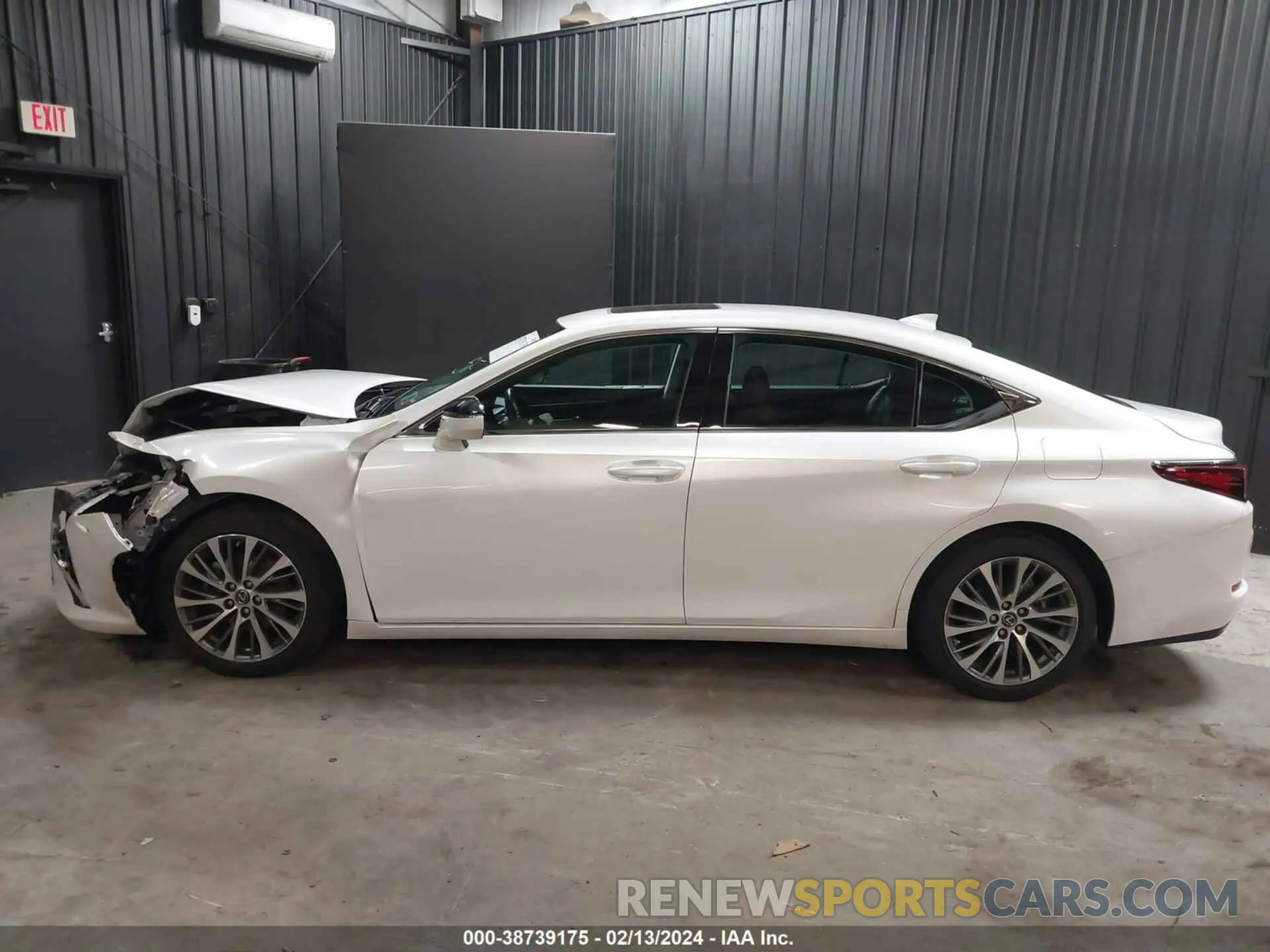 14 fotografías del automóvil dañado 58ABZ1B17KU033734 LEXUS ES 350 2019