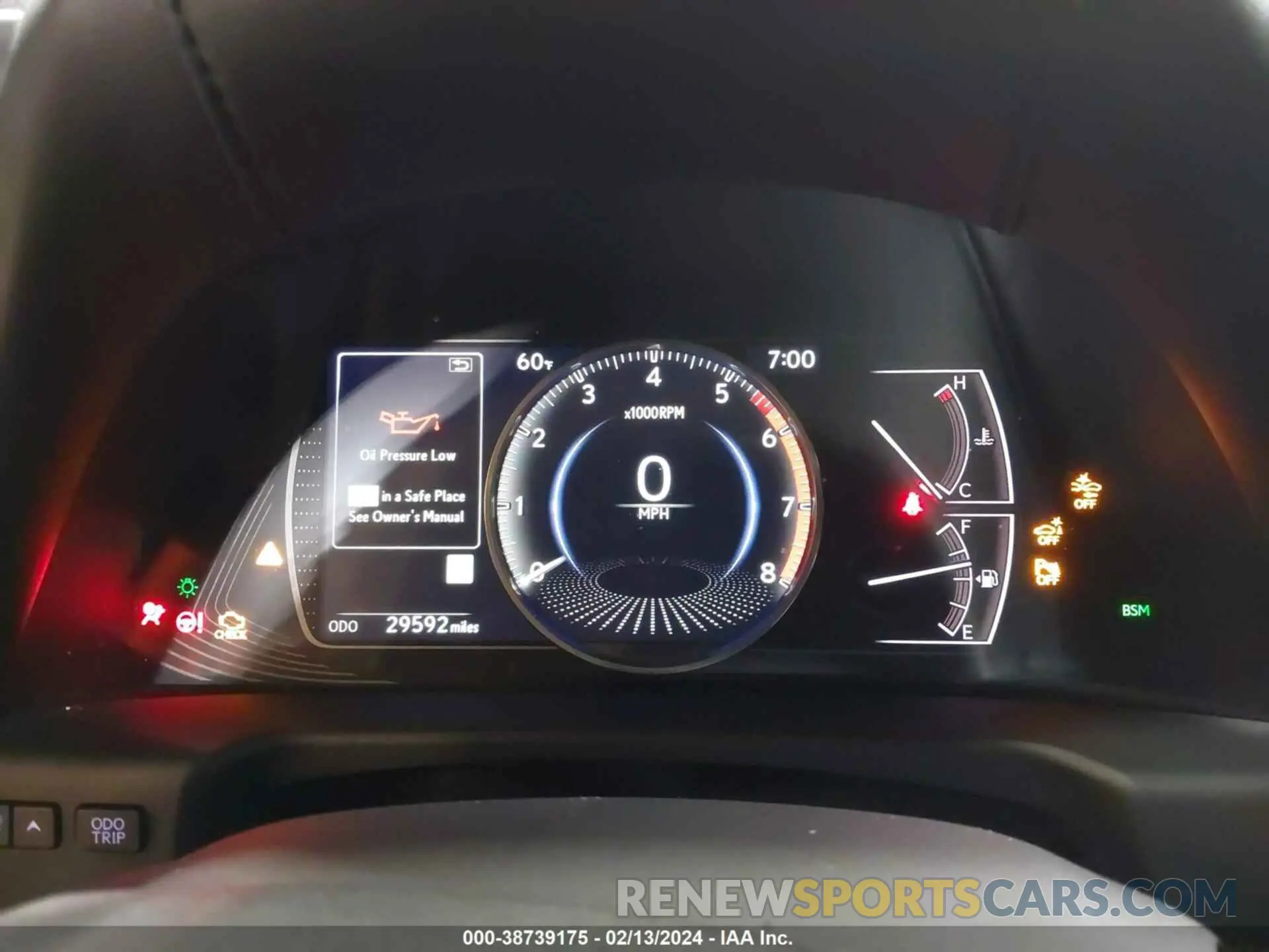 7 fotografías del automóvil dañado 58ABZ1B17KU033734 LEXUS ES 350 2019