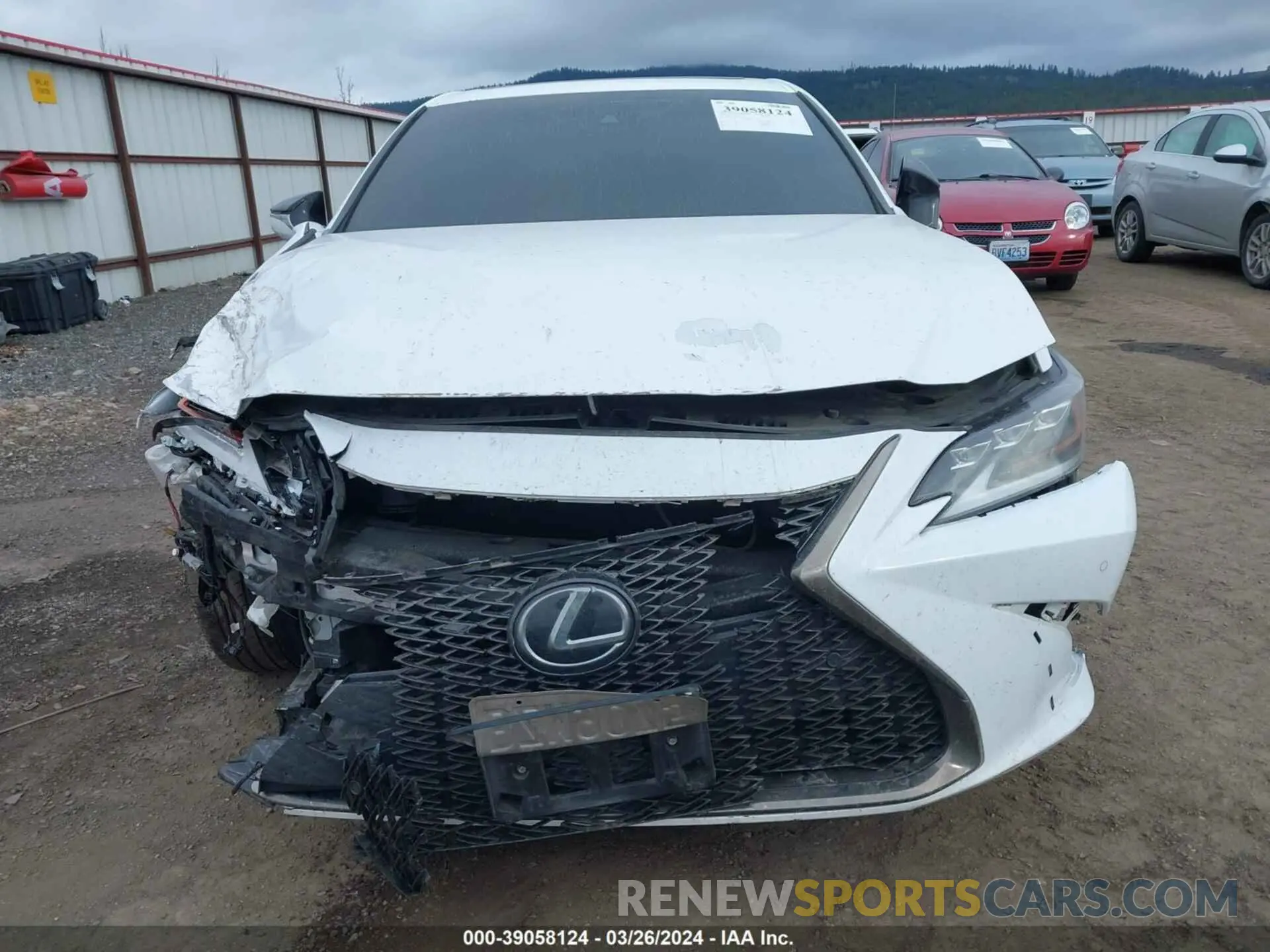 12 fotografías del automóvil dañado 58ABZ1B18KU004789 LEXUS ES 350 2019