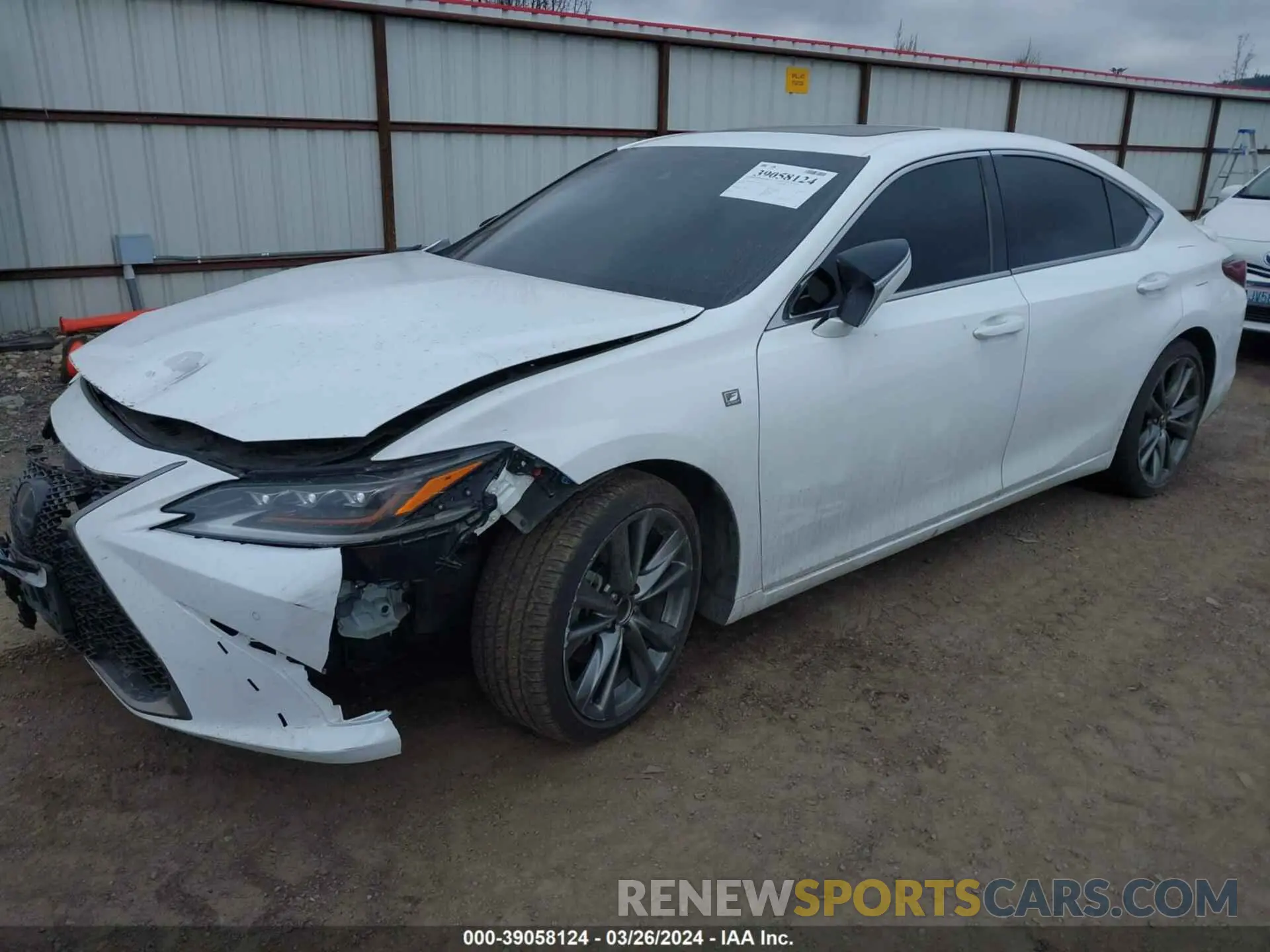 2 fotografías del automóvil dañado 58ABZ1B18KU004789 LEXUS ES 350 2019
