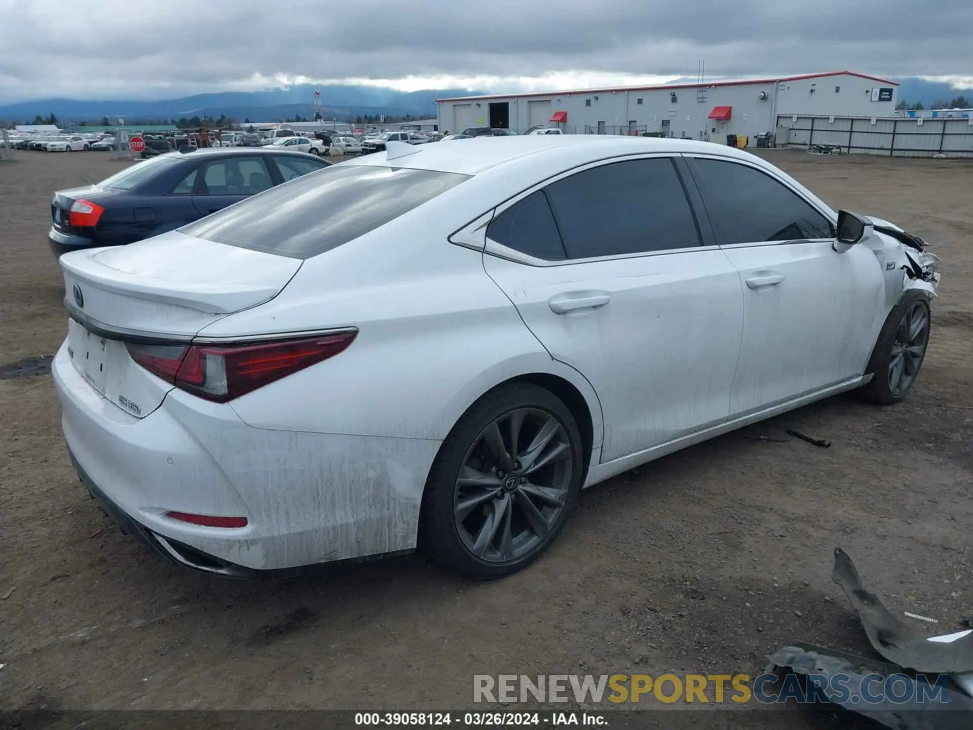 4 fotografías del automóvil dañado 58ABZ1B18KU004789 LEXUS ES 350 2019