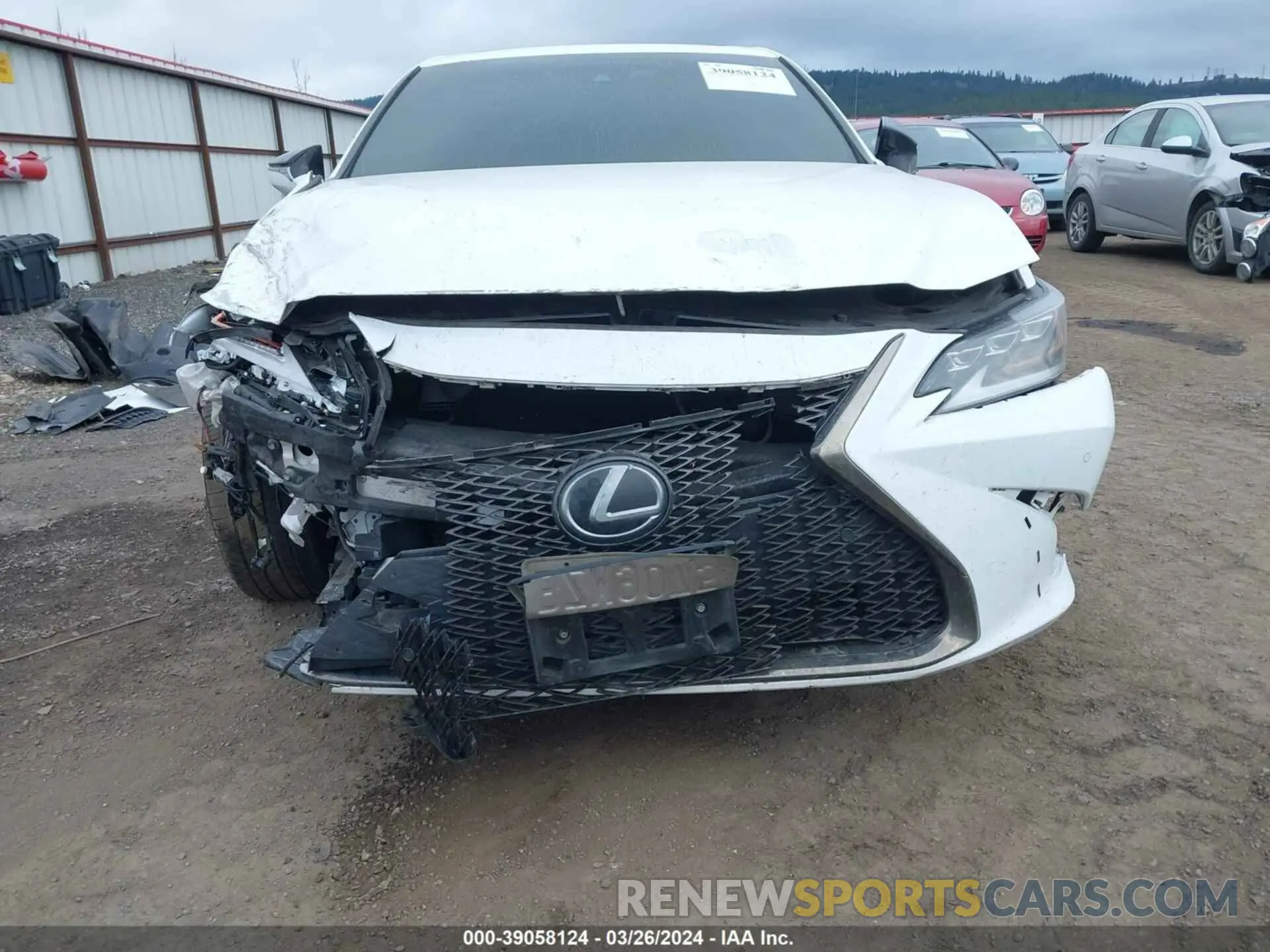6 fotografías del automóvil dañado 58ABZ1B18KU004789 LEXUS ES 350 2019