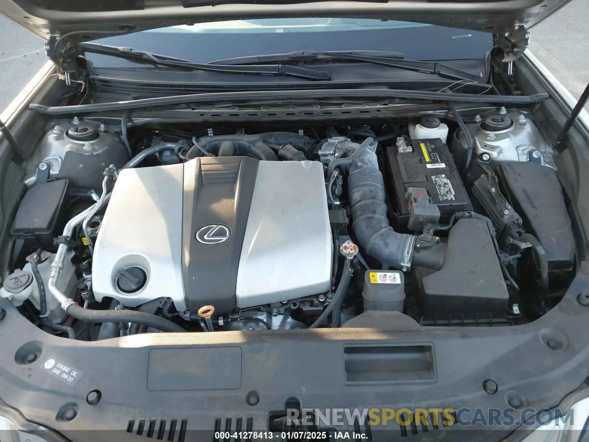 10 fotografías del automóvil dañado 58ABZ1B18KU036772 LEXUS ES 350 2019