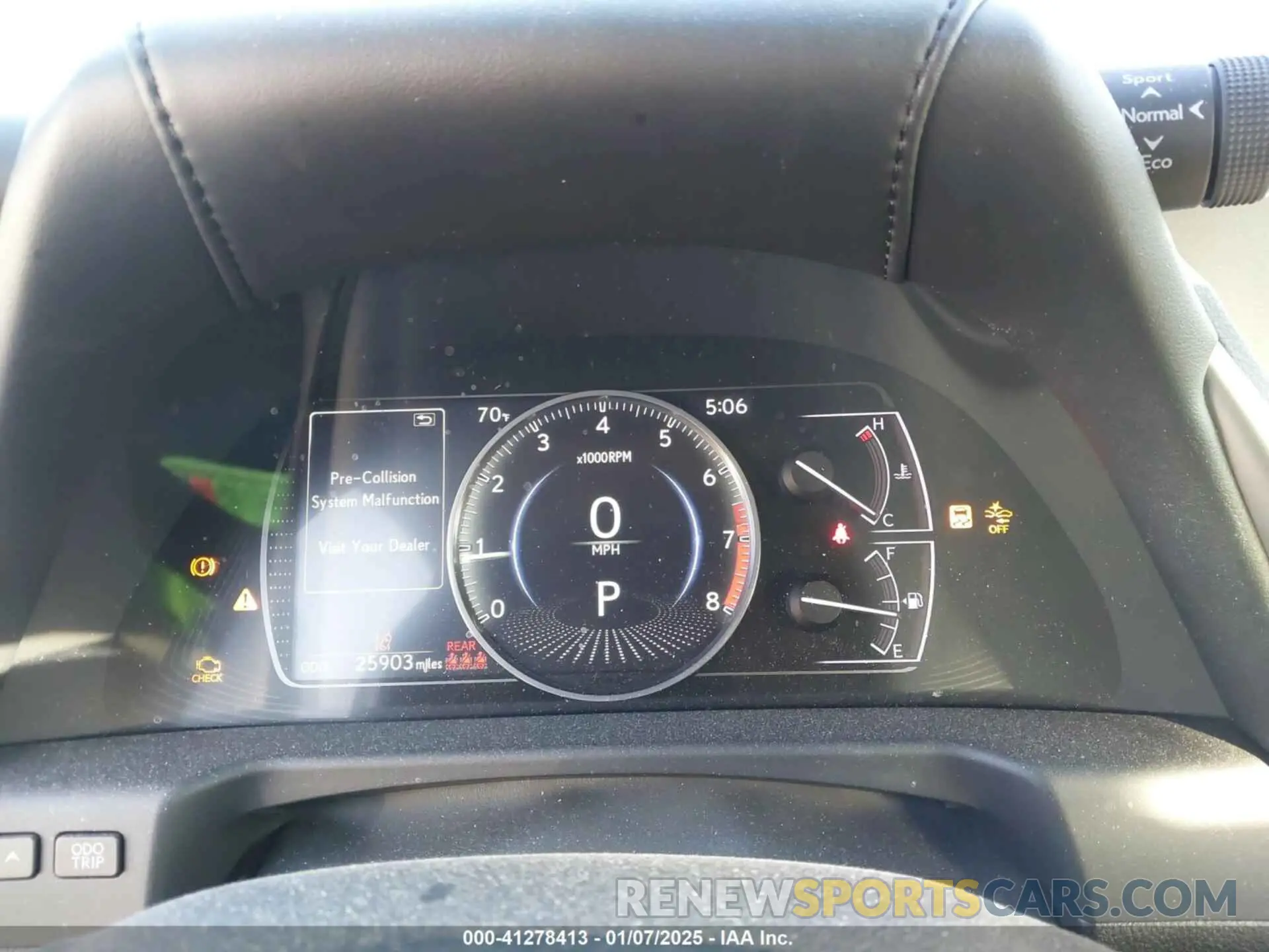 7 fotografías del automóvil dañado 58ABZ1B18KU036772 LEXUS ES 350 2019