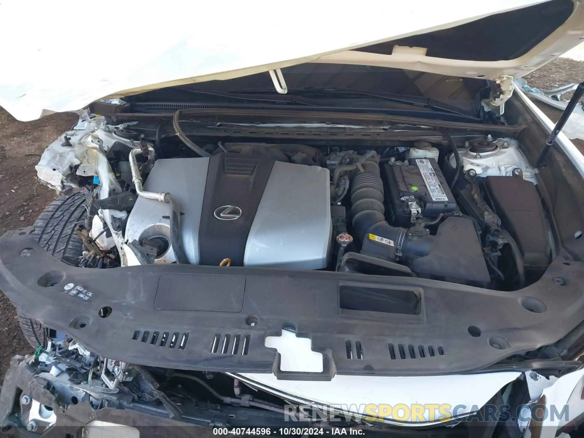 10 fotografías del automóvil dañado 58ABZ1B18KU048985 LEXUS ES 350 2019
