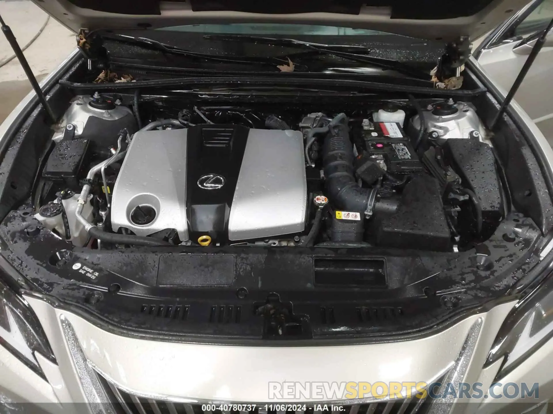 10 fotografías del automóvil dañado 58ABZ1B19KU006308 LEXUS ES 350 2019