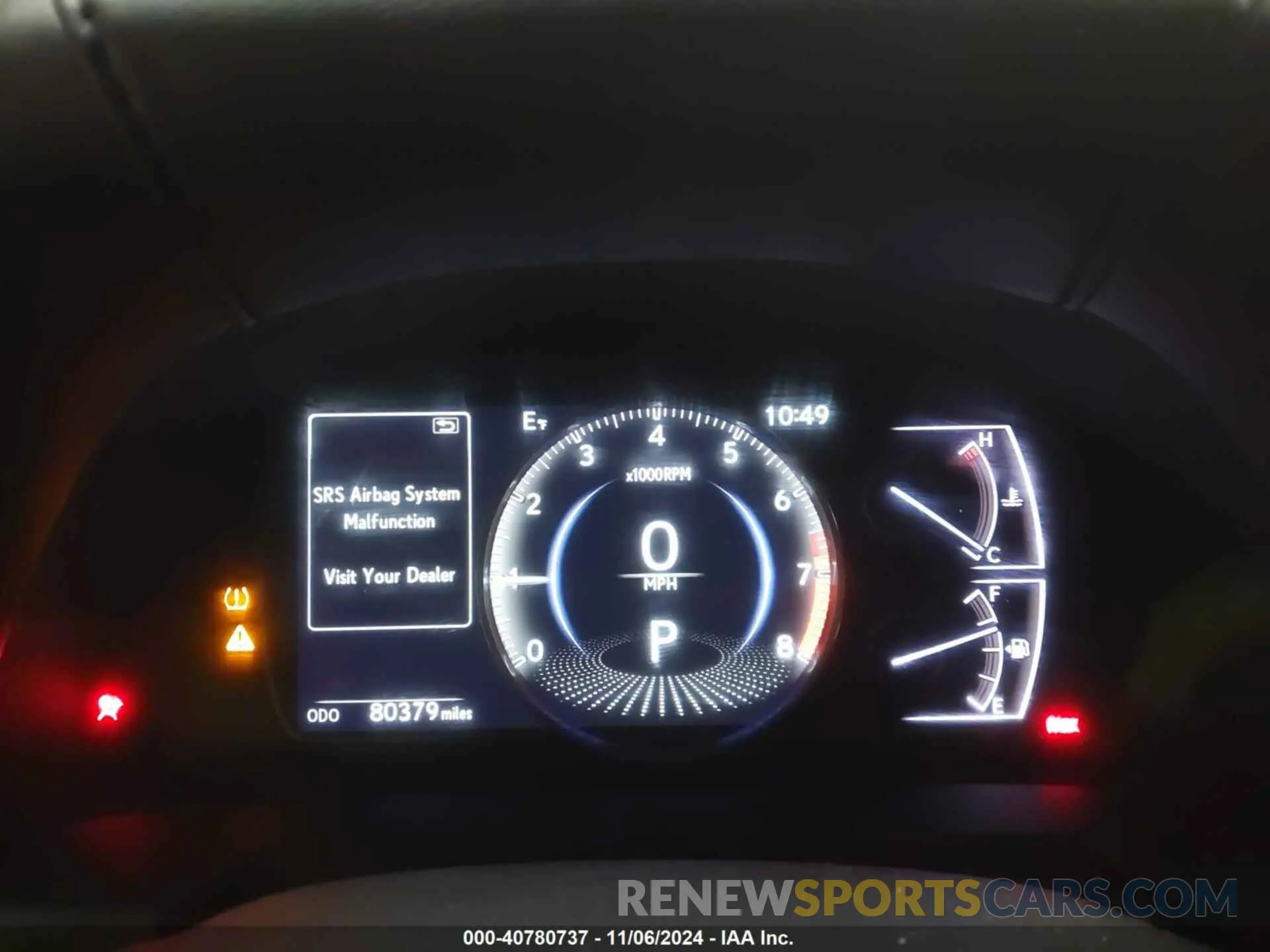 7 fotografías del automóvil dañado 58ABZ1B19KU006308 LEXUS ES 350 2019