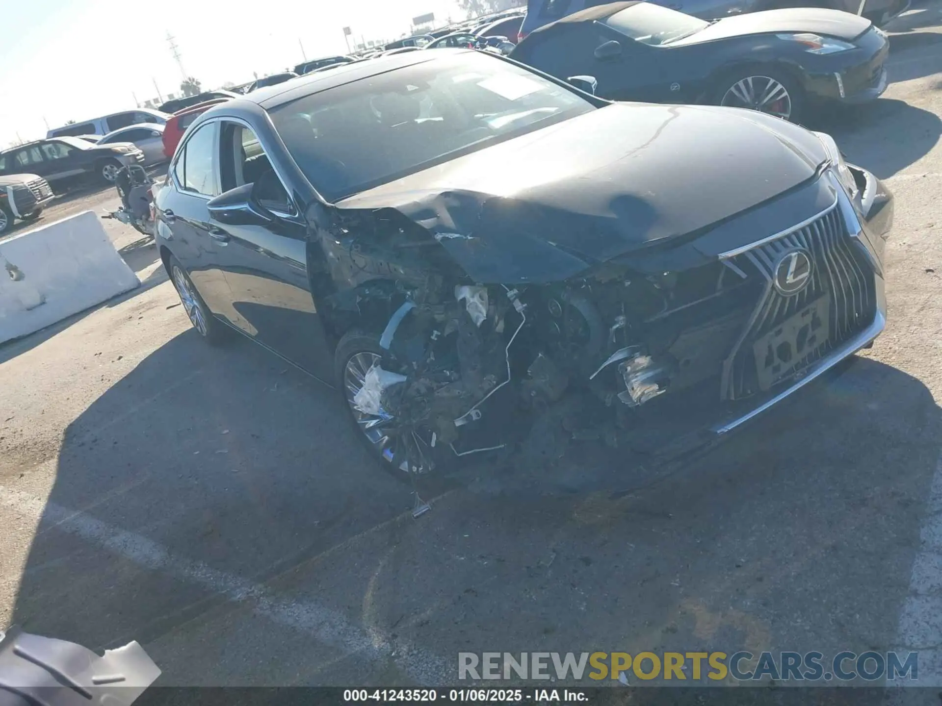 1 fotografías del automóvil dañado 58ABZ1B19KU015283 LEXUS ES 350 2019