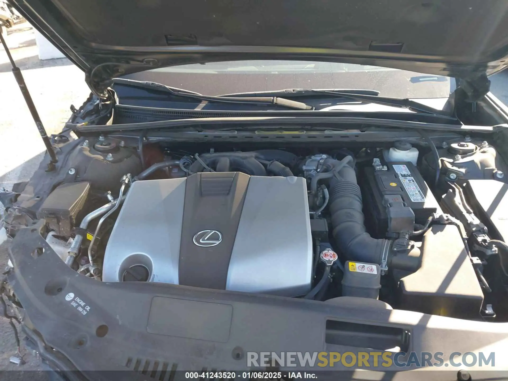 10 fotografías del automóvil dañado 58ABZ1B19KU015283 LEXUS ES 350 2019