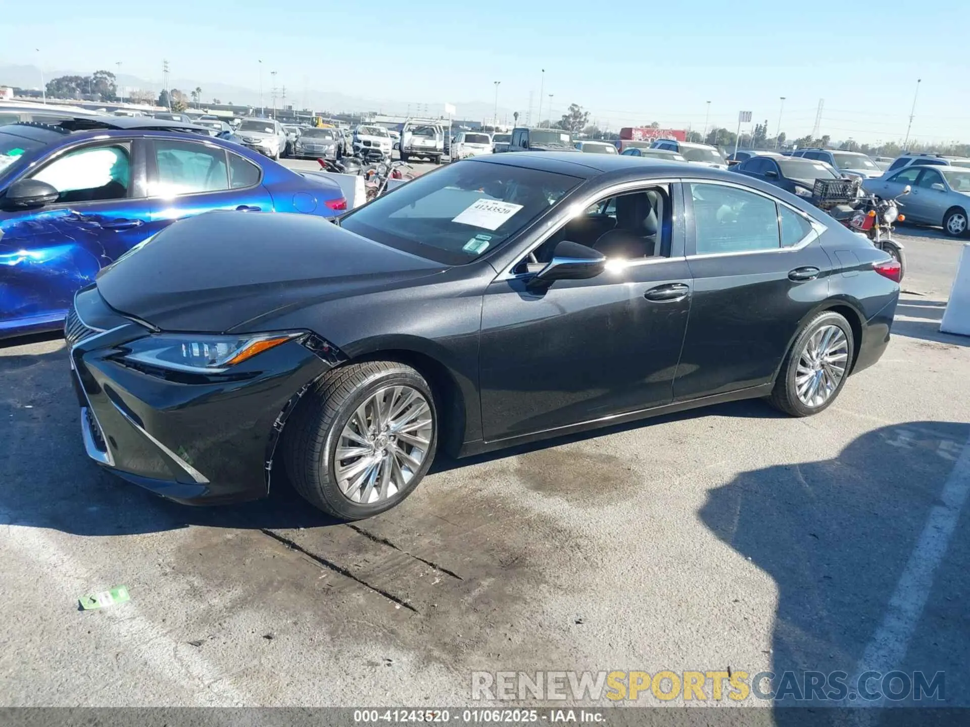 2 fotografías del automóvil dañado 58ABZ1B19KU015283 LEXUS ES 350 2019