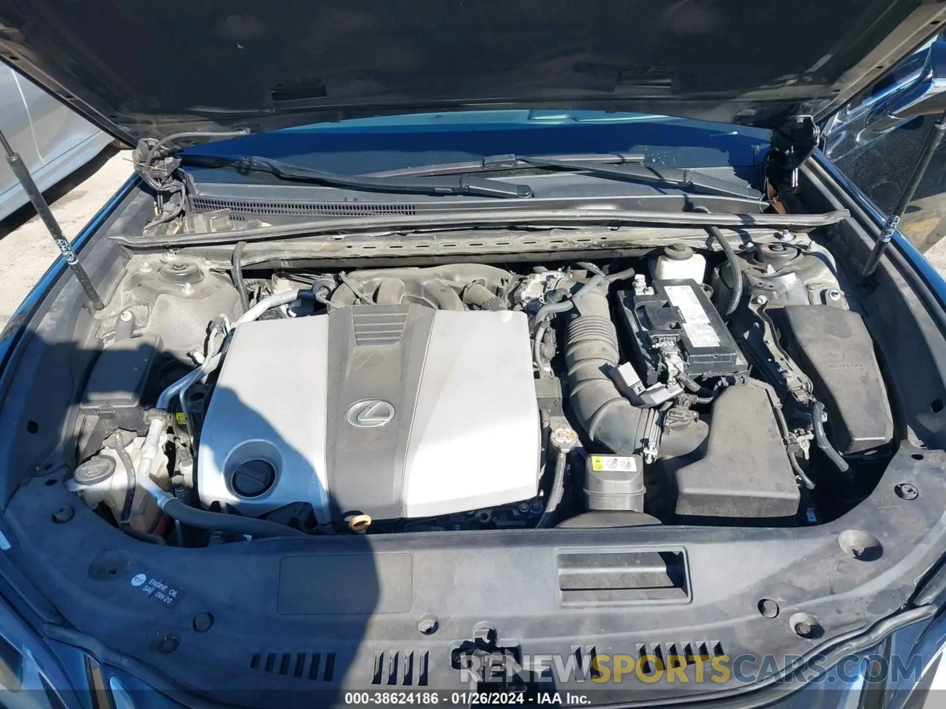 10 fotografías del automóvil dañado 58ABZ1B19KU049966 LEXUS ES 350 2019