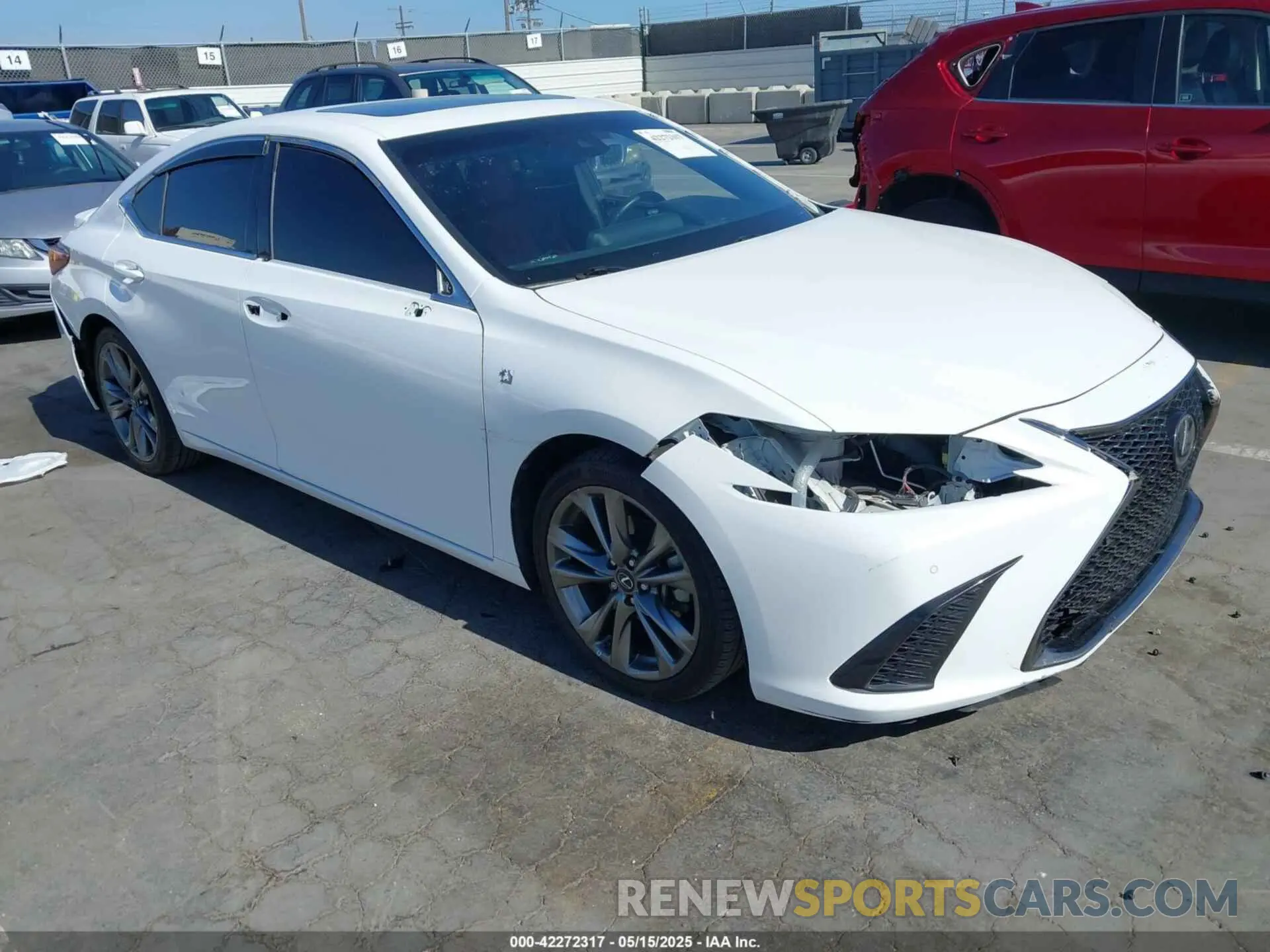 1 fotografías del automóvil dañado 58ABZ1B1XKU043349 LEXUS ES 350 2019