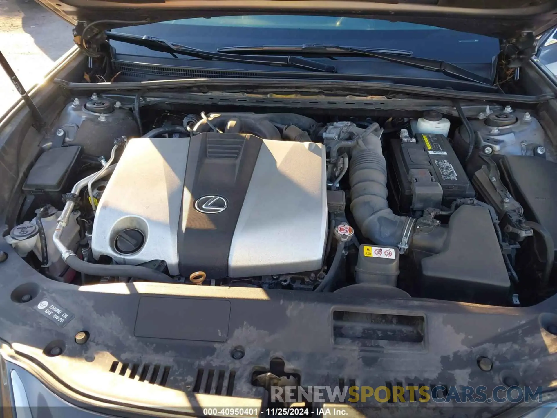 10 fotografías del automóvil dañado 58ABZ1B1XKU045098 LEXUS ES 350 2019