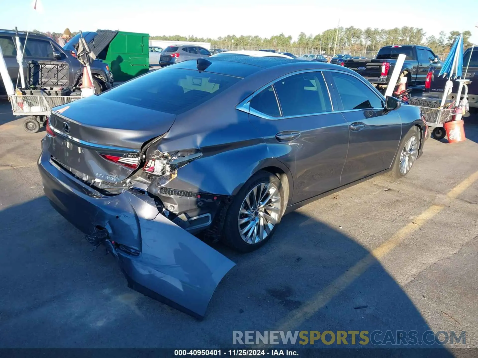 4 fotografías del automóvil dañado 58ABZ1B1XKU045098 LEXUS ES 350 2019