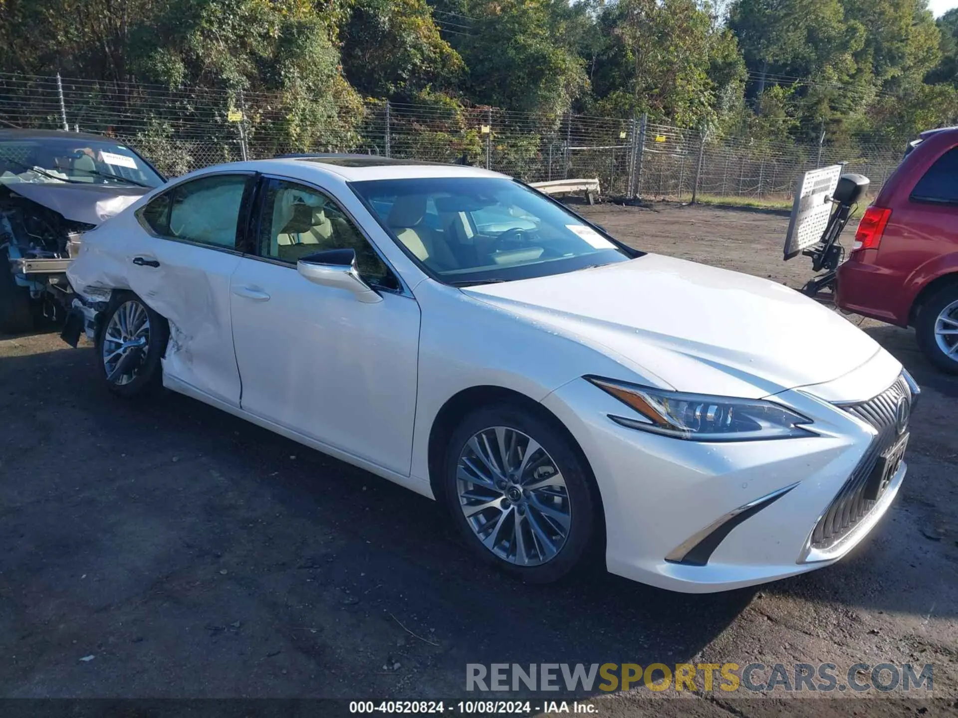 1 fotografías del automóvil dañado 58ABZ1B1XKU051063 LEXUS ES 350 2019