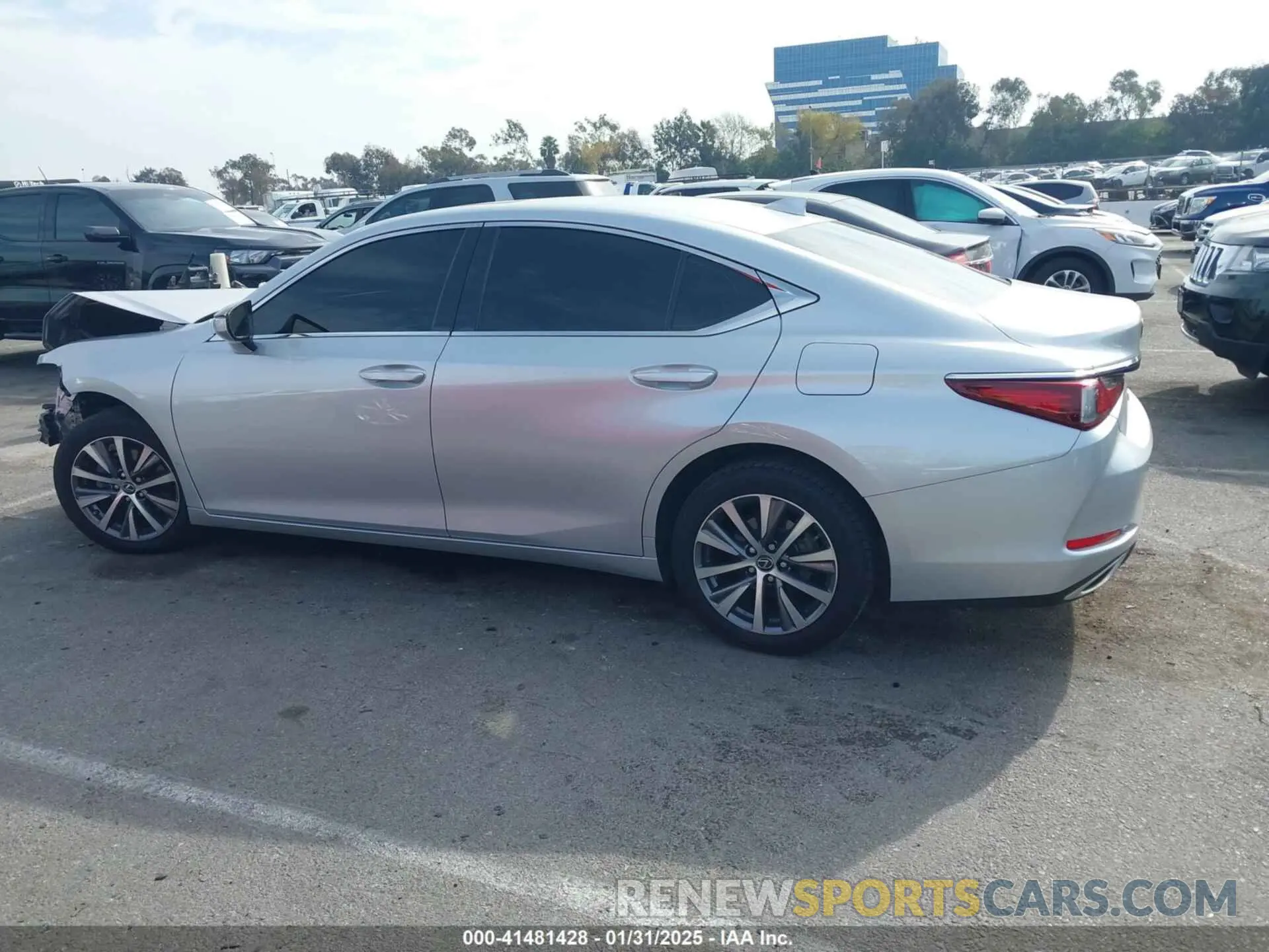 15 fotografías del automóvil dañado JTHBZ1B17K2003090 LEXUS ES 350 2019