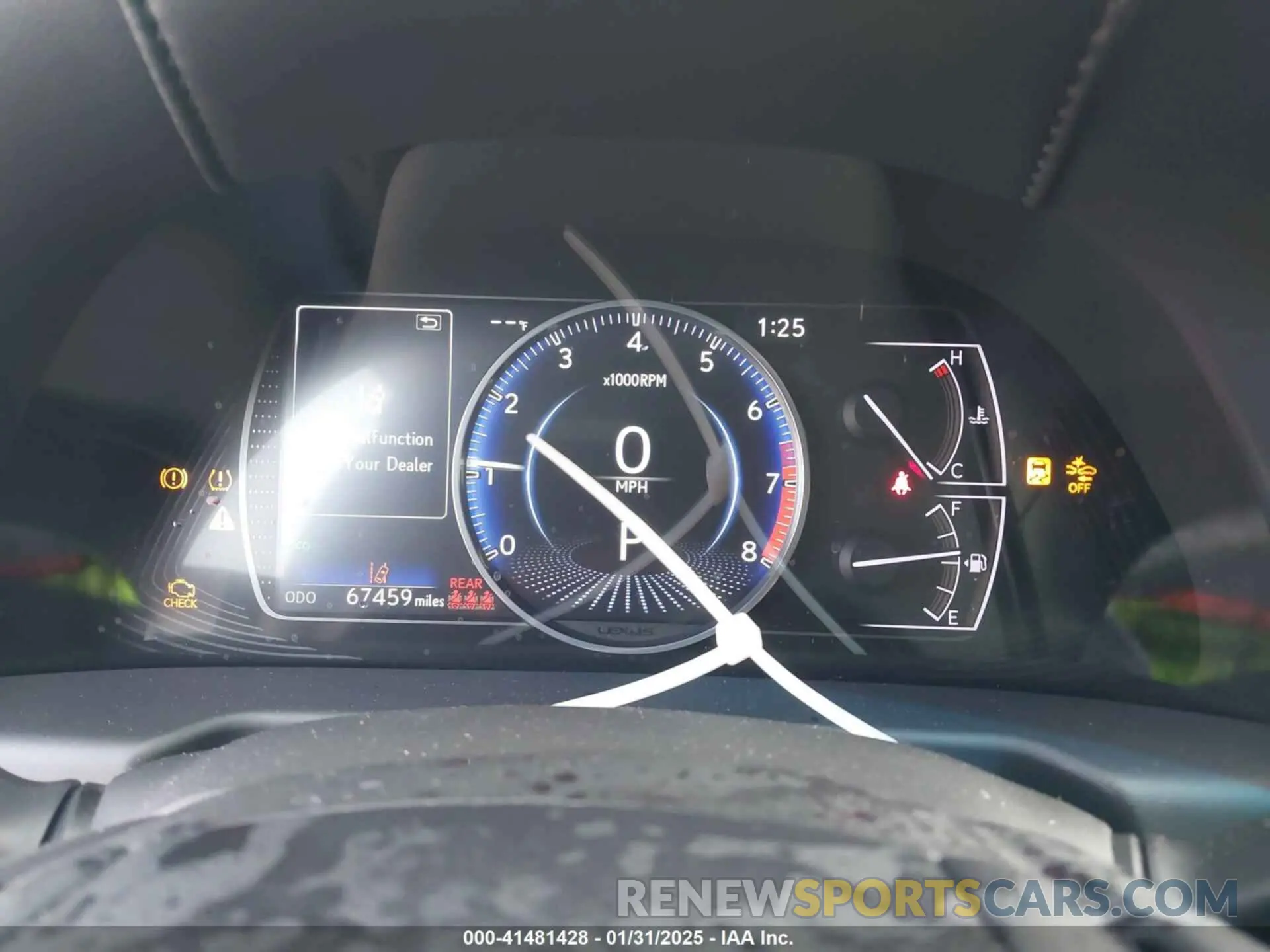 7 fotografías del automóvil dañado JTHBZ1B17K2003090 LEXUS ES 350 2019