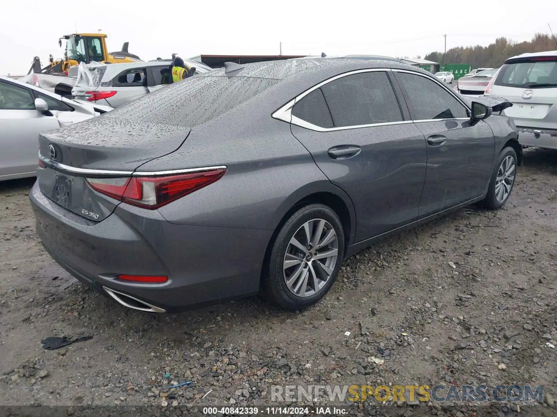 4 fotografías del automóvil dañado 58ACZ1B10LU064460 LEXUS ES 350 2020