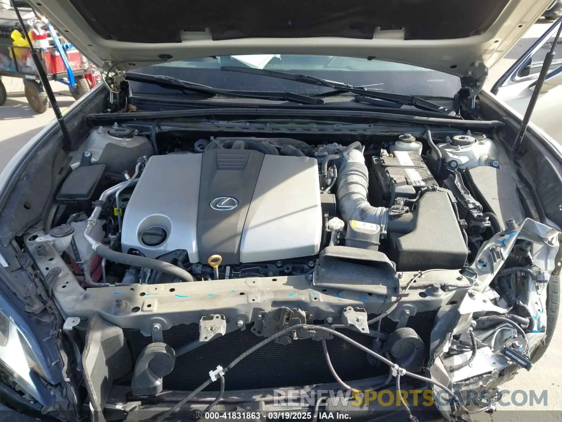 10 fotografías del automóvil dañado 58ADZ1B15LU078567 LEXUS ES 350 2020
