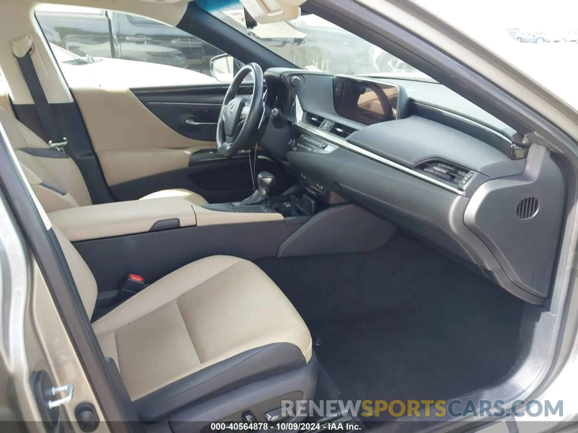 5 fotografías del automóvil dañado 58ADZ1B16LU073121 LEXUS ES 350 2020
