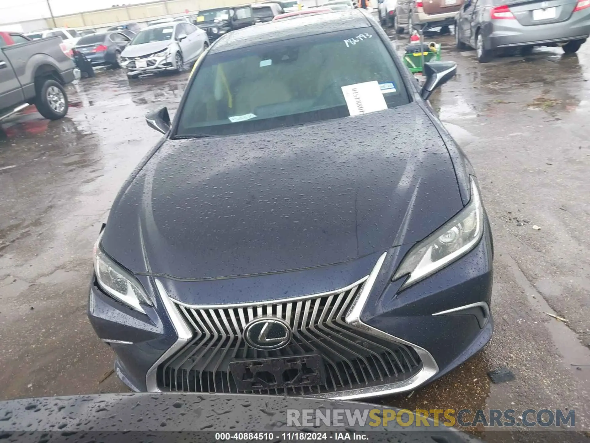 12 fotografías del automóvil dañado 58ADZ1B18LU073458 LEXUS ES 350 2020