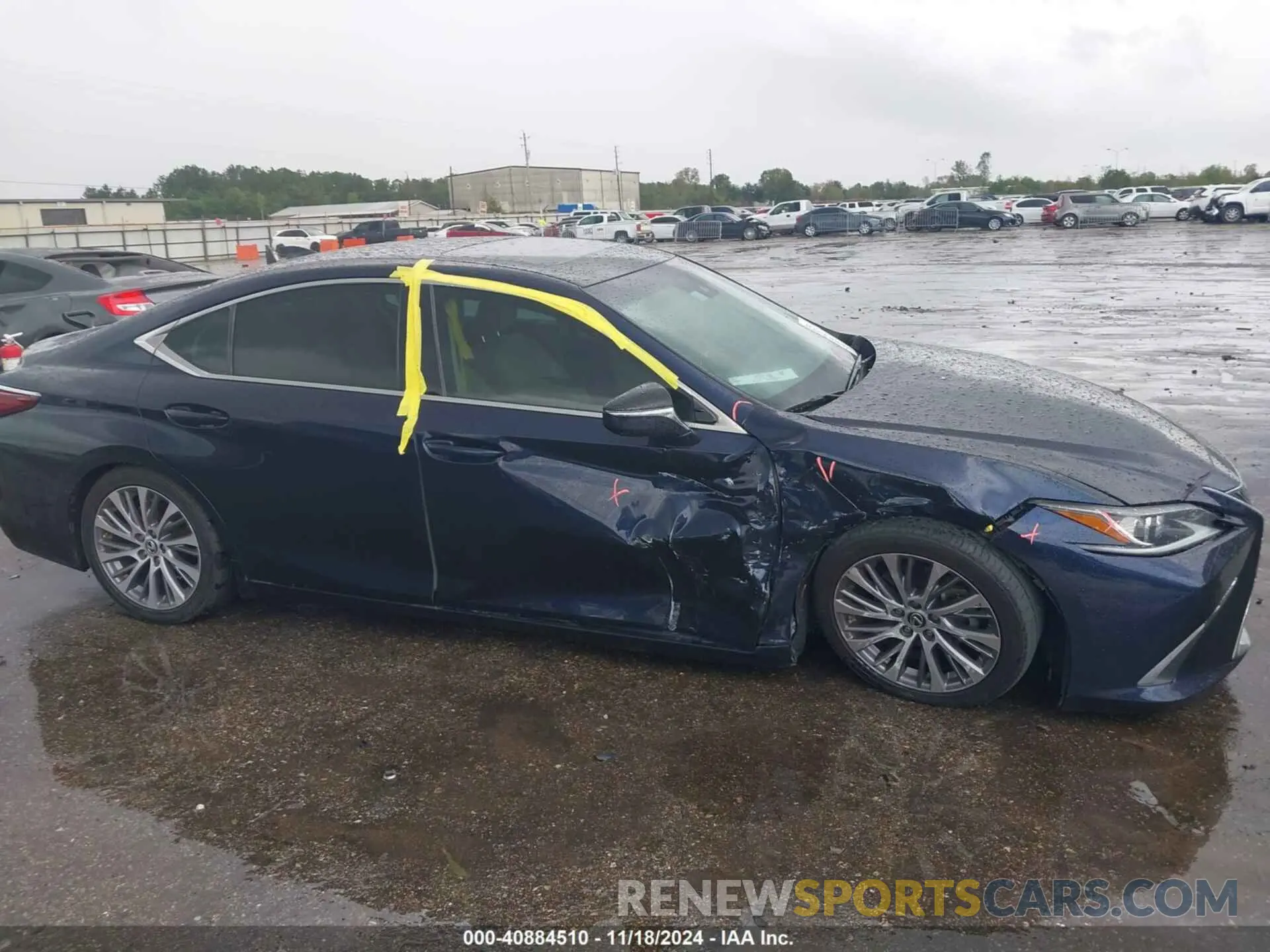 13 fotografías del automóvil dañado 58ADZ1B18LU073458 LEXUS ES 350 2020