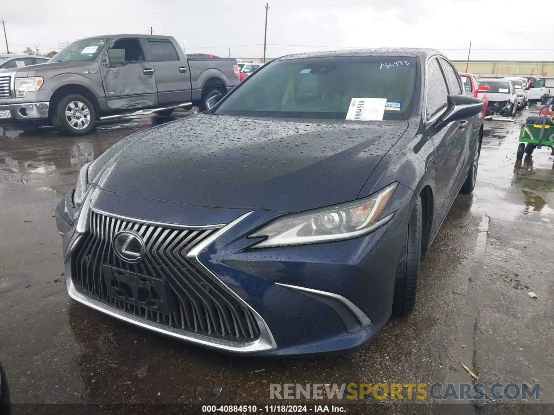 2 fotografías del automóvil dañado 58ADZ1B18LU073458 LEXUS ES 350 2020