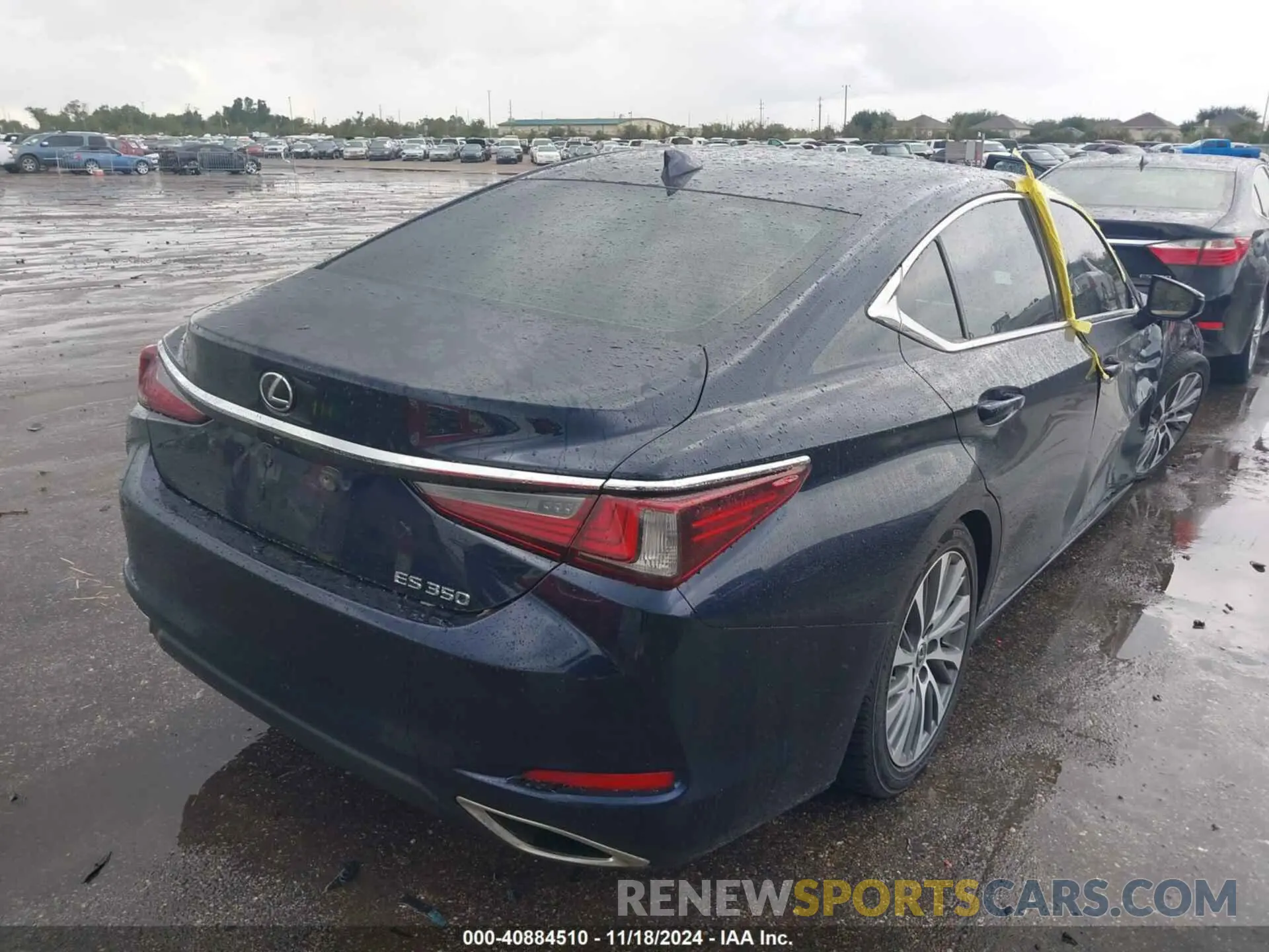 4 fotografías del automóvil dañado 58ADZ1B18LU073458 LEXUS ES 350 2020