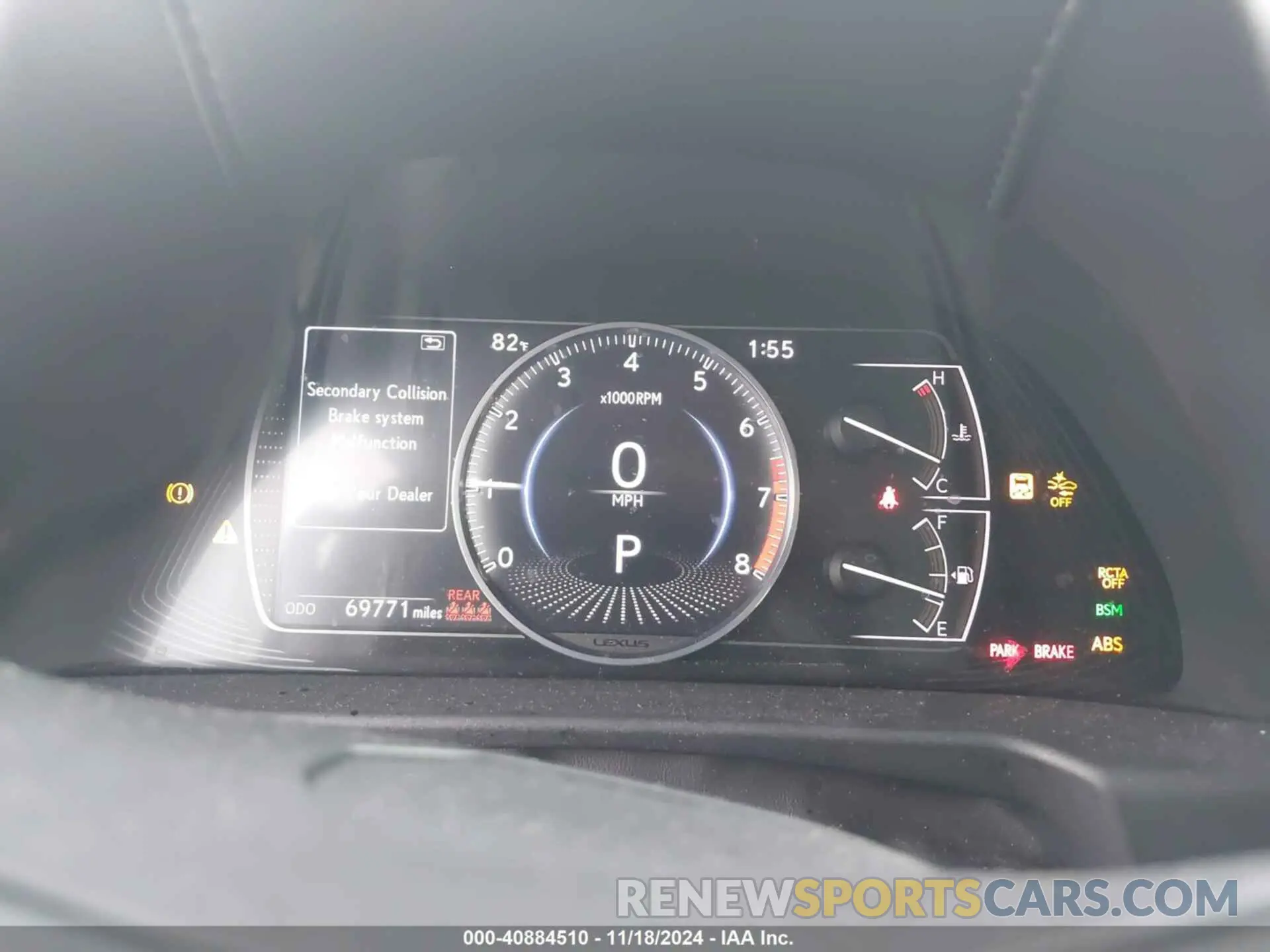 7 fotografías del automóvil dañado 58ADZ1B18LU073458 LEXUS ES 350 2020