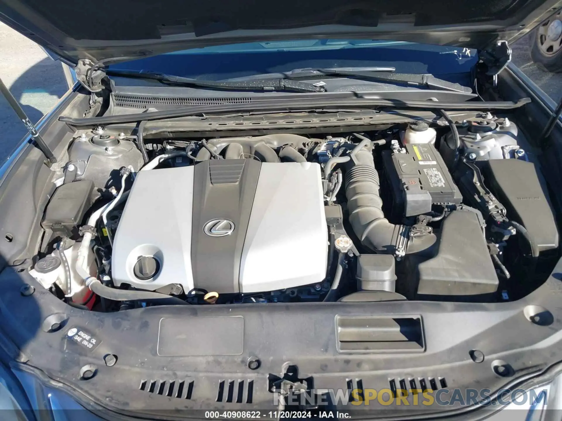 10 fotografías del automóvil dañado 58ADZ1B19LU055907 LEXUS ES 350 2020