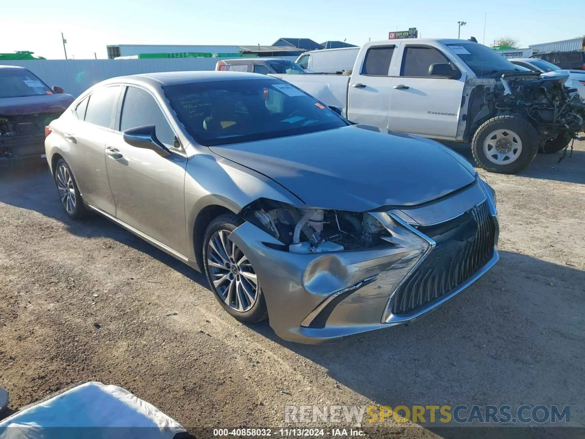 1 fotografías del automóvil dañado 58AEZ1B11LU080000 LEXUS ES 350 2020