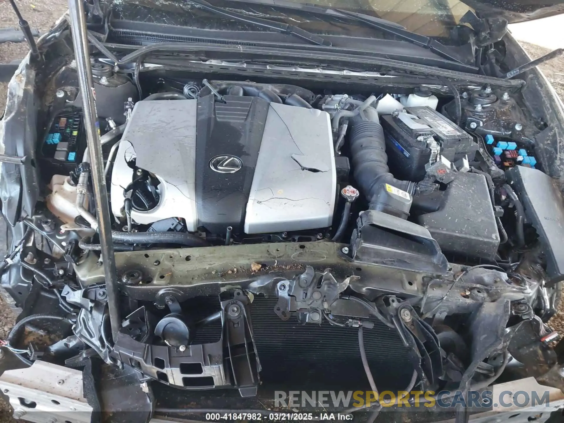 10 fotografías del automóvil dañado 58AEZ1B15LU053883 LEXUS ES 350 2020