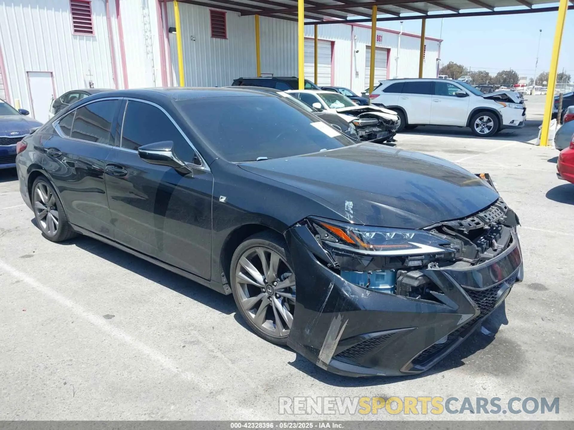 1 fotografías del automóvil dañado 58AGZ1B10LU077405 LEXUS ES 350 2020