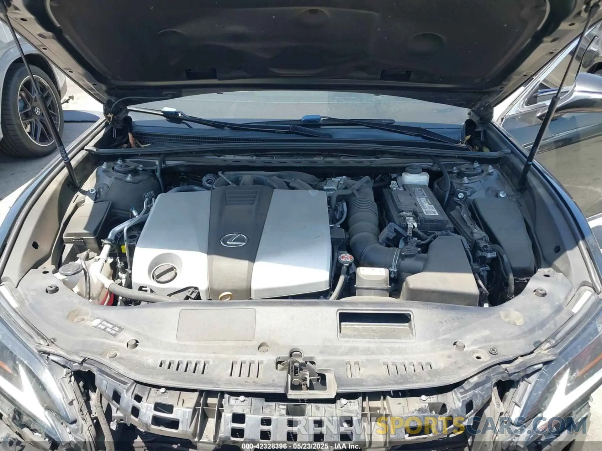 10 fotografías del automóvil dañado 58AGZ1B10LU077405 LEXUS ES 350 2020