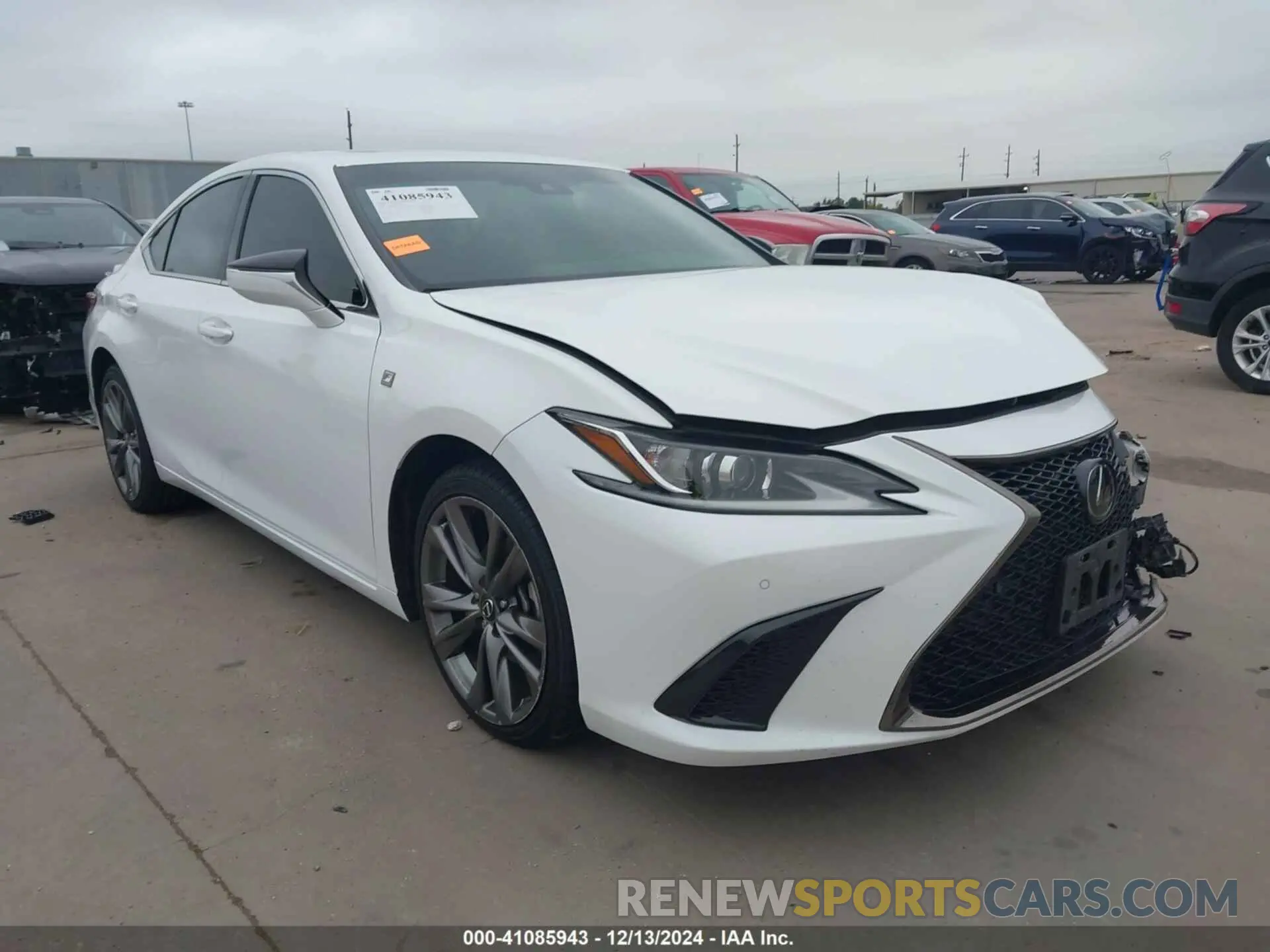 1 fotografías del automóvil dañado 58AGZ1B15LU062494 LEXUS ES 350 2020